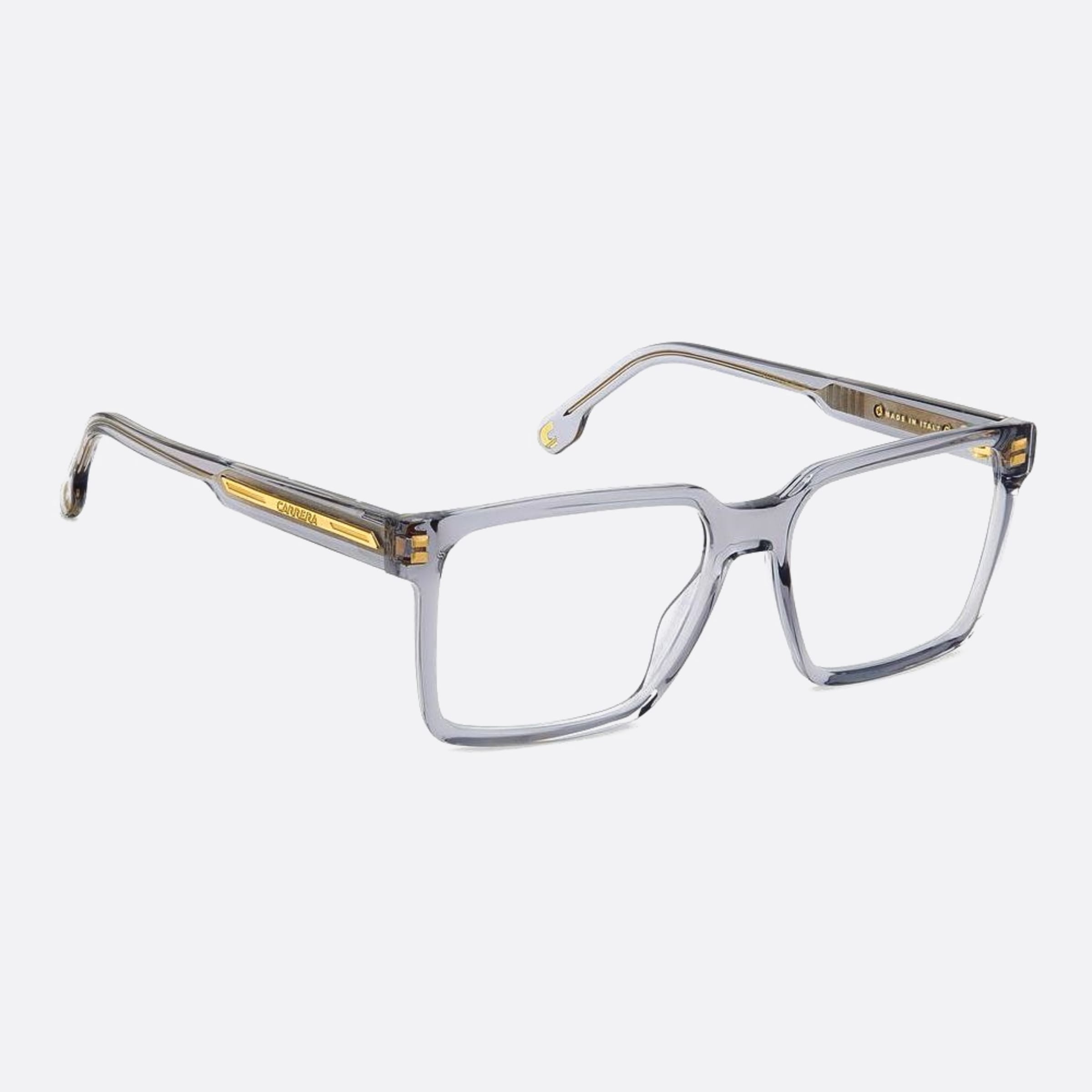 Carrera 55mm Victory Kb7 Grey Squared Men Eyeglasses - Detail View