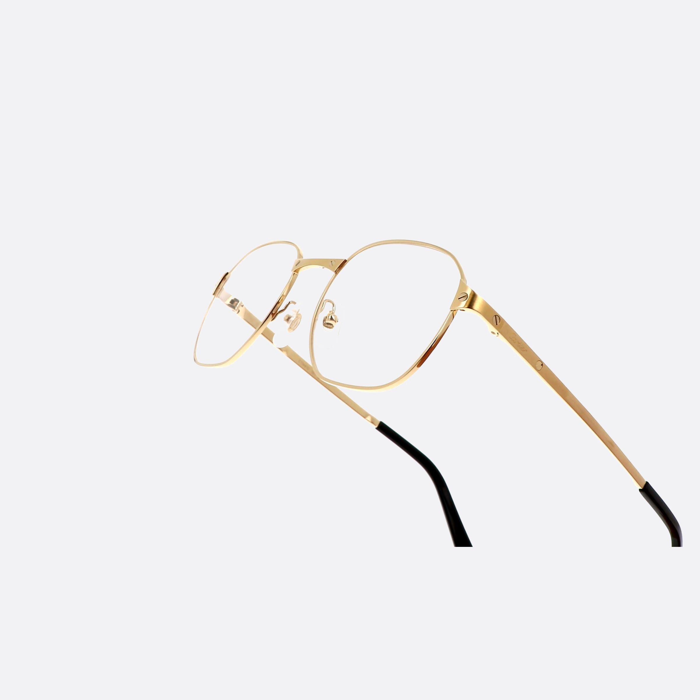 Cartier 51mm Core Range Gold Pantos Men Eyeglasses - Lifestyle Shot