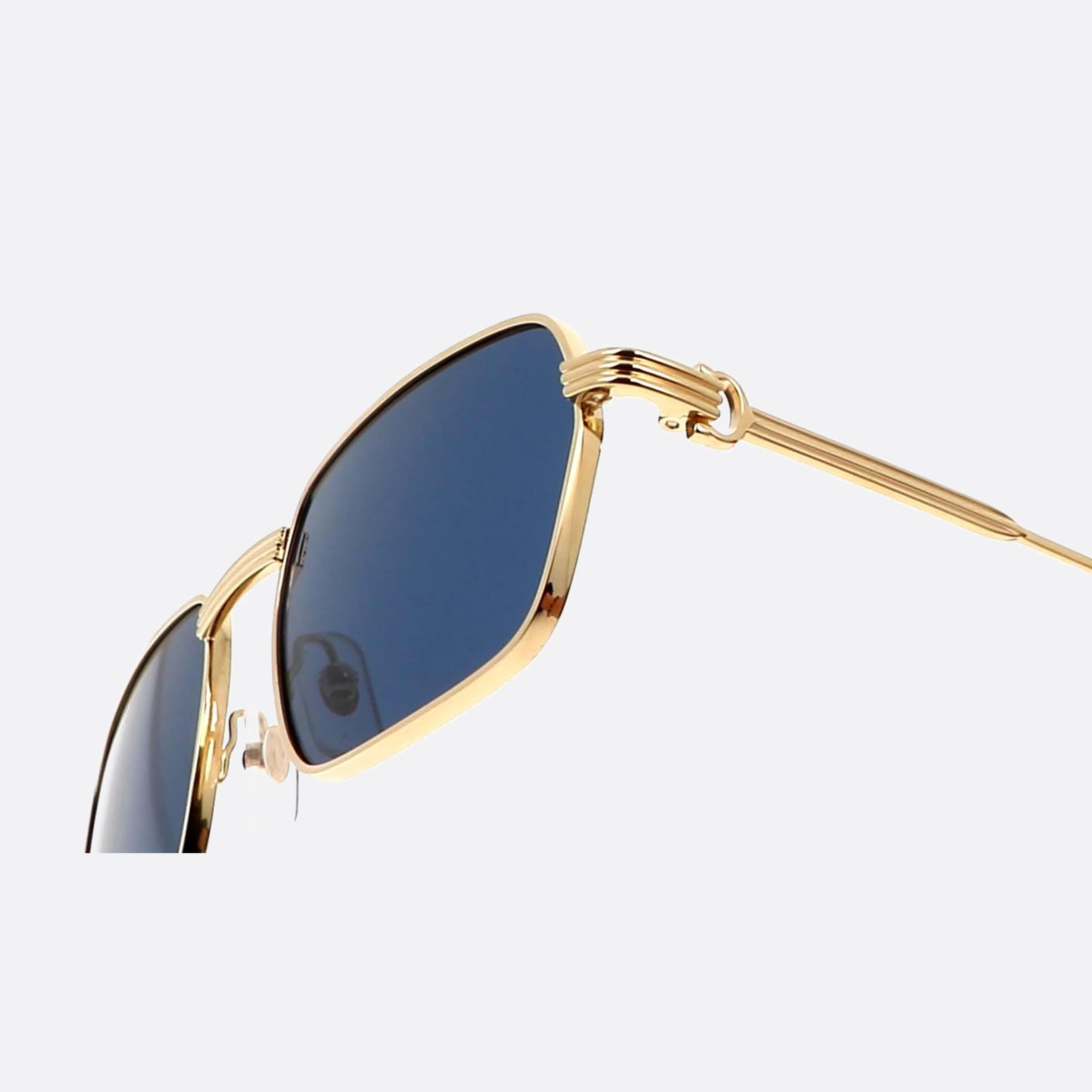 Cartier 56mm Core Range Gbl Gold Rectangle Men Sunglasses - Lifestyle Shot