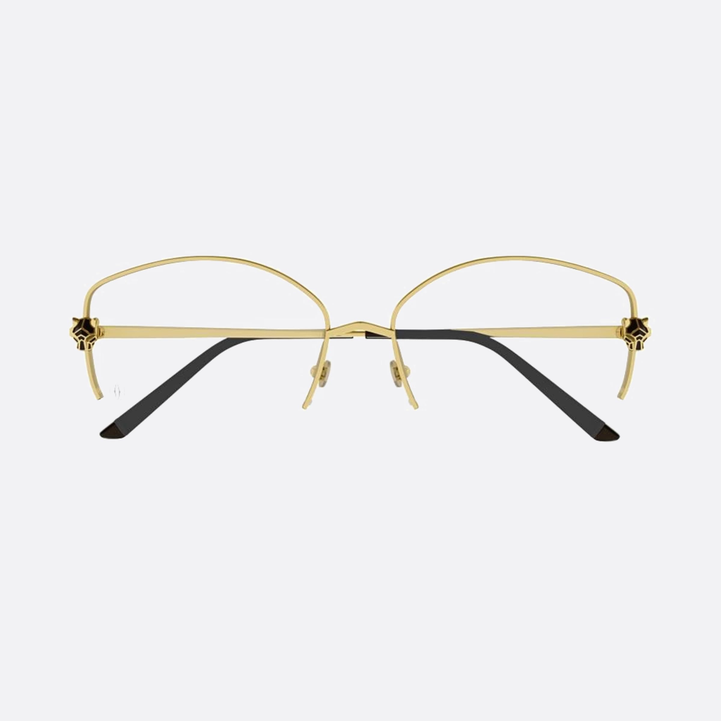 Cartier 57mm Gold Cat Eye Women Eyeglasses - Main View
