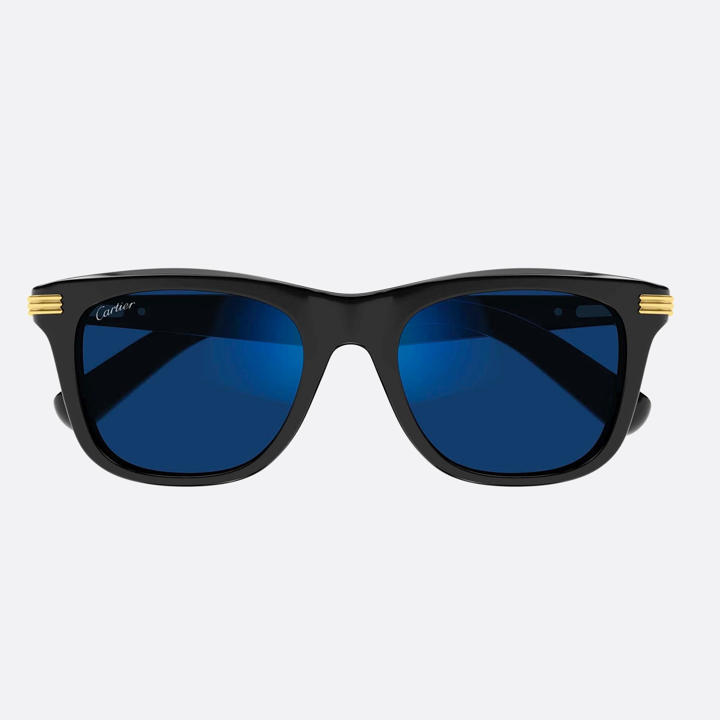 Cartier 53mm Black Squared Photochromic Men Sunglasses - Additional Angle