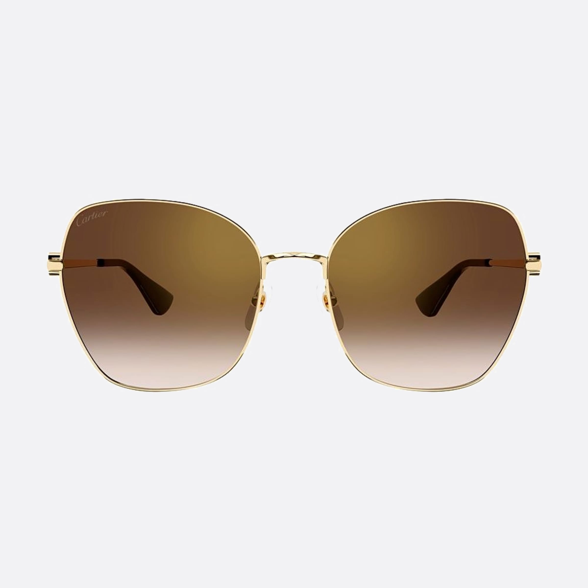 Cartier 59mm Gbs Gold Squared Women Sunglasses - Main View