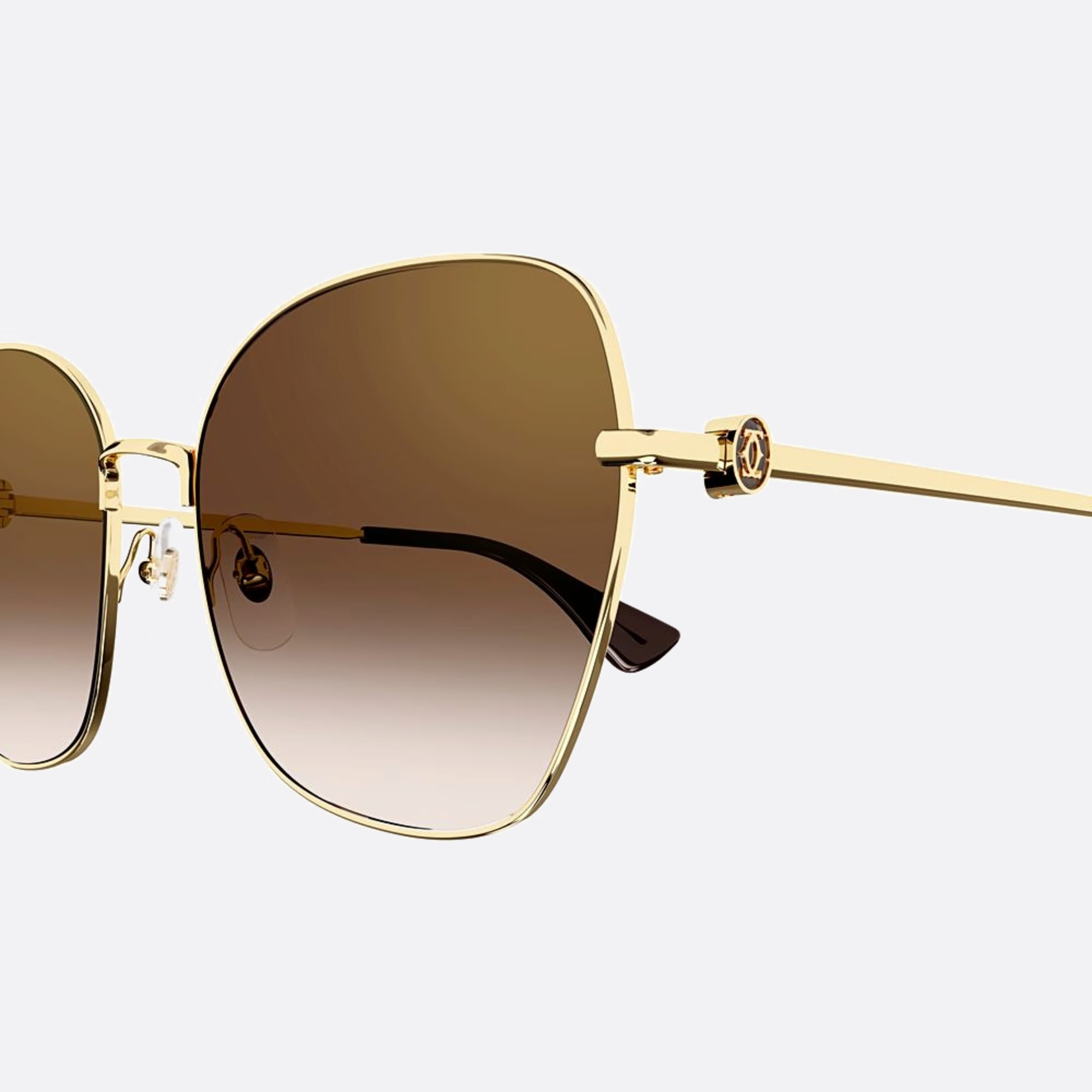 Cartier 59mm Gbs Gold Squared Women Sunglasses - Lifestyle Shot