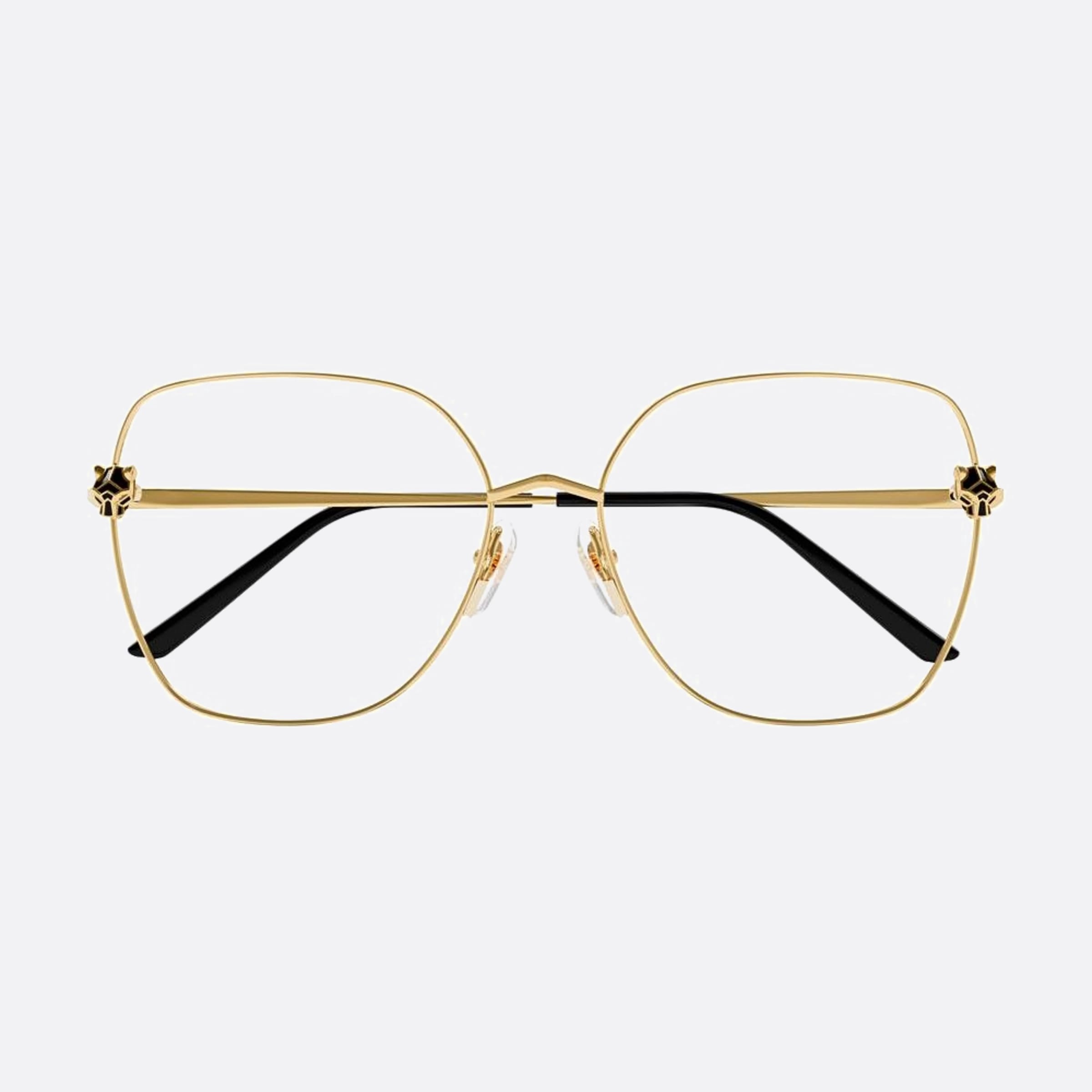 Cartier 57mm Gold Butterfly Women Eyeglasses - Main View