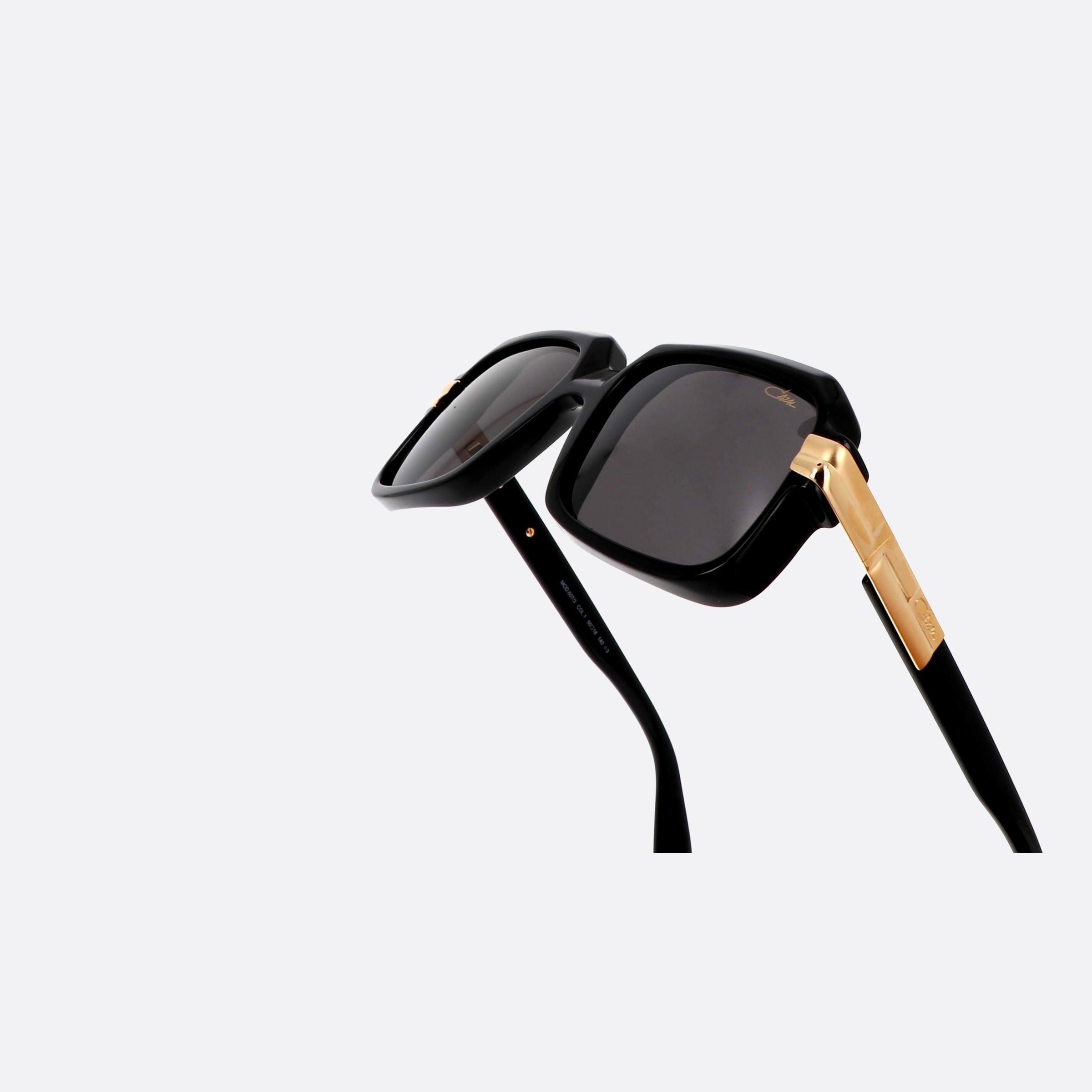 Cazal 56mm Black Rectangle Men Sunglasses - Lifestyle Shot