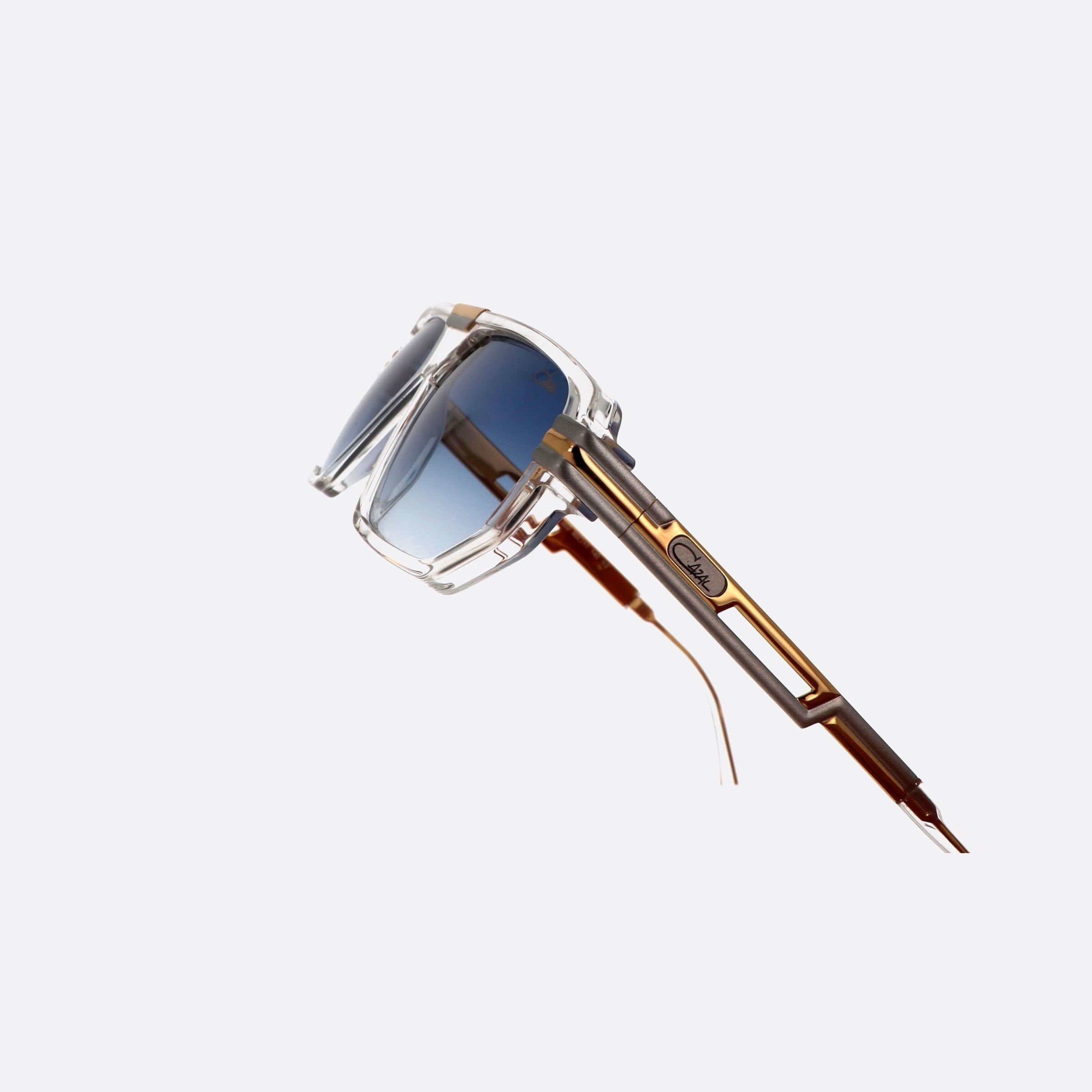 Cazal 60mm Clear Pilot Men Sunglasses - Lifestyle Shot