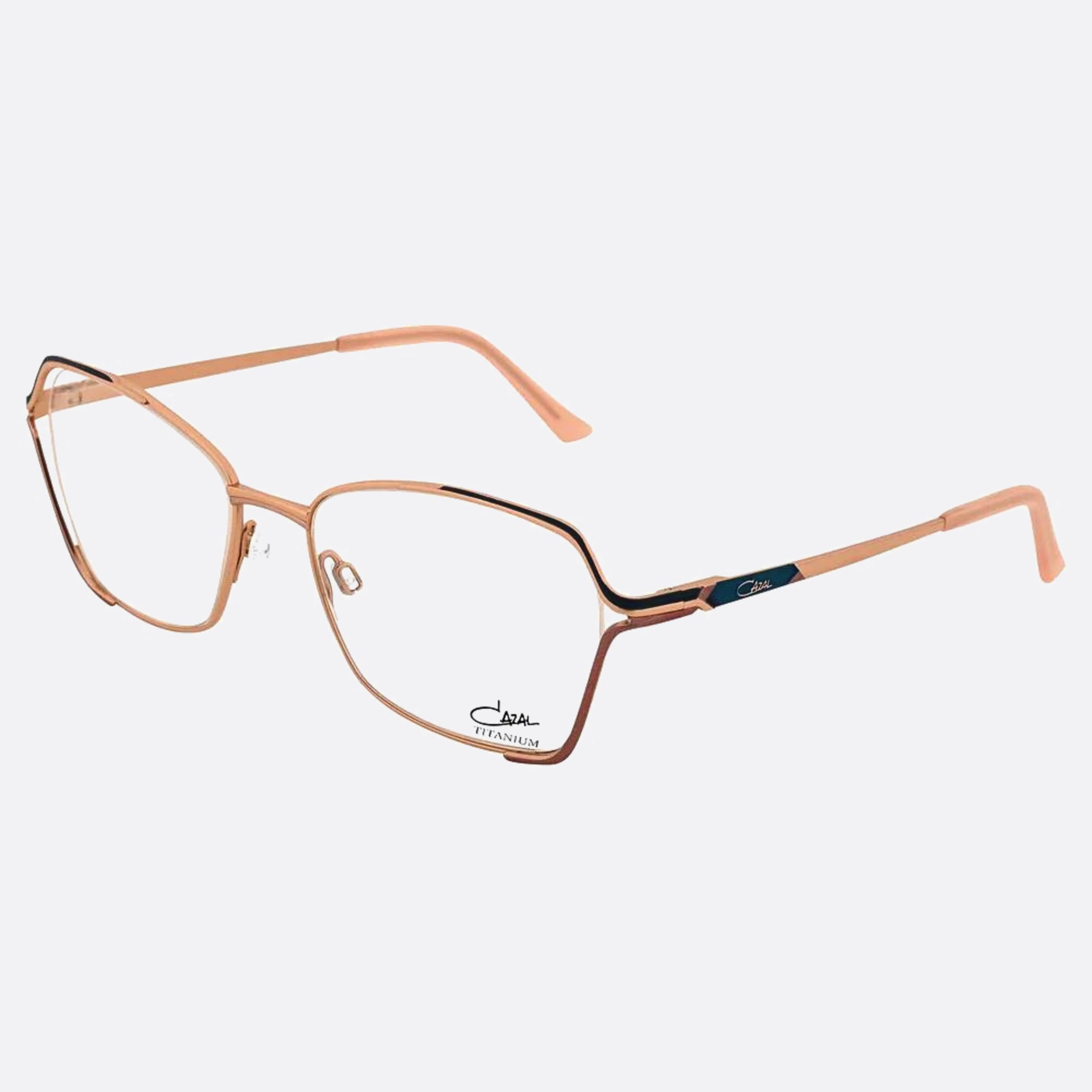 Cazal 53mm Cazal Rgl Rose Gold Visor Unisex Eyeglasses - Side View