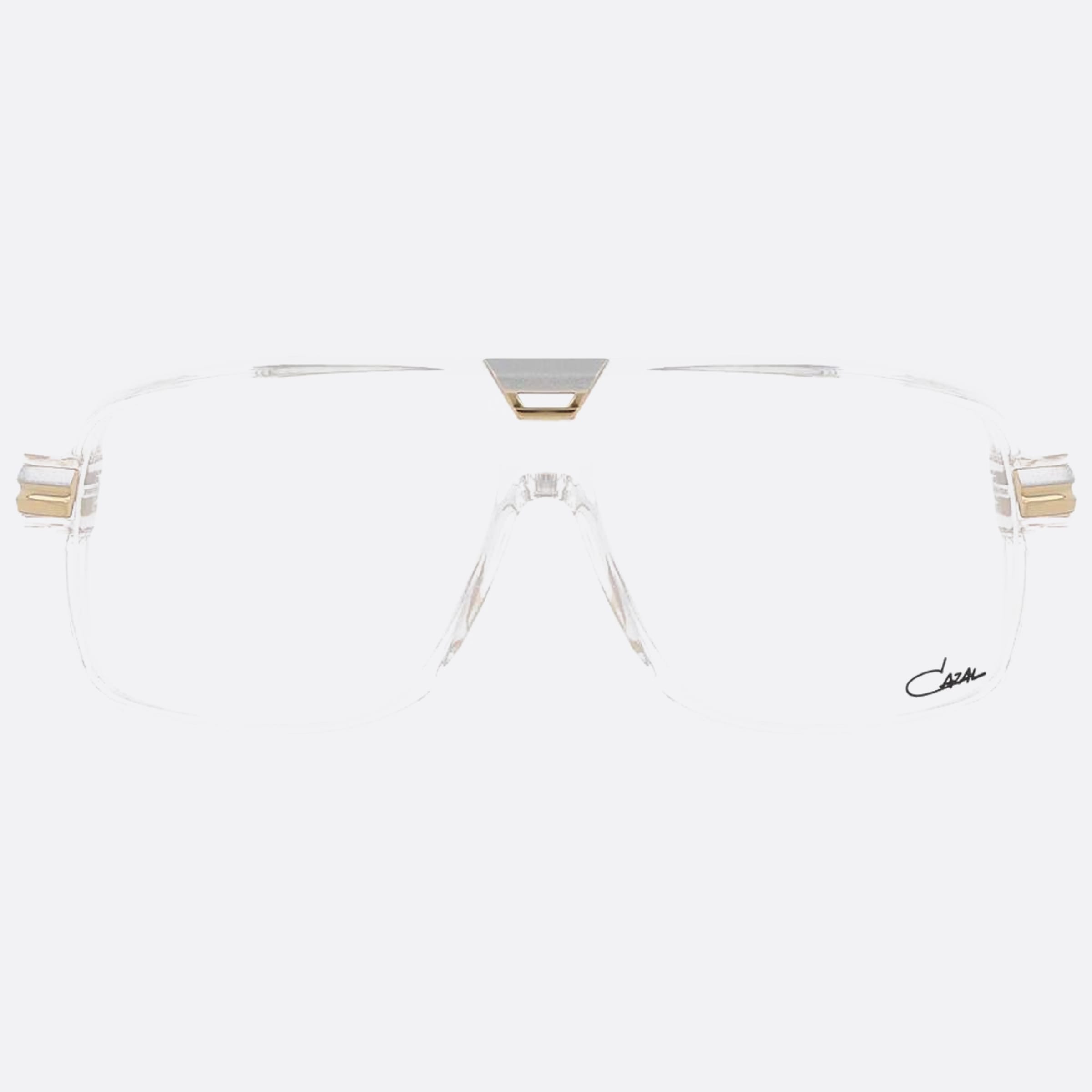 Cazal 60mm Cazal Transparent Pilot Unisex Eyeglasses - Main View