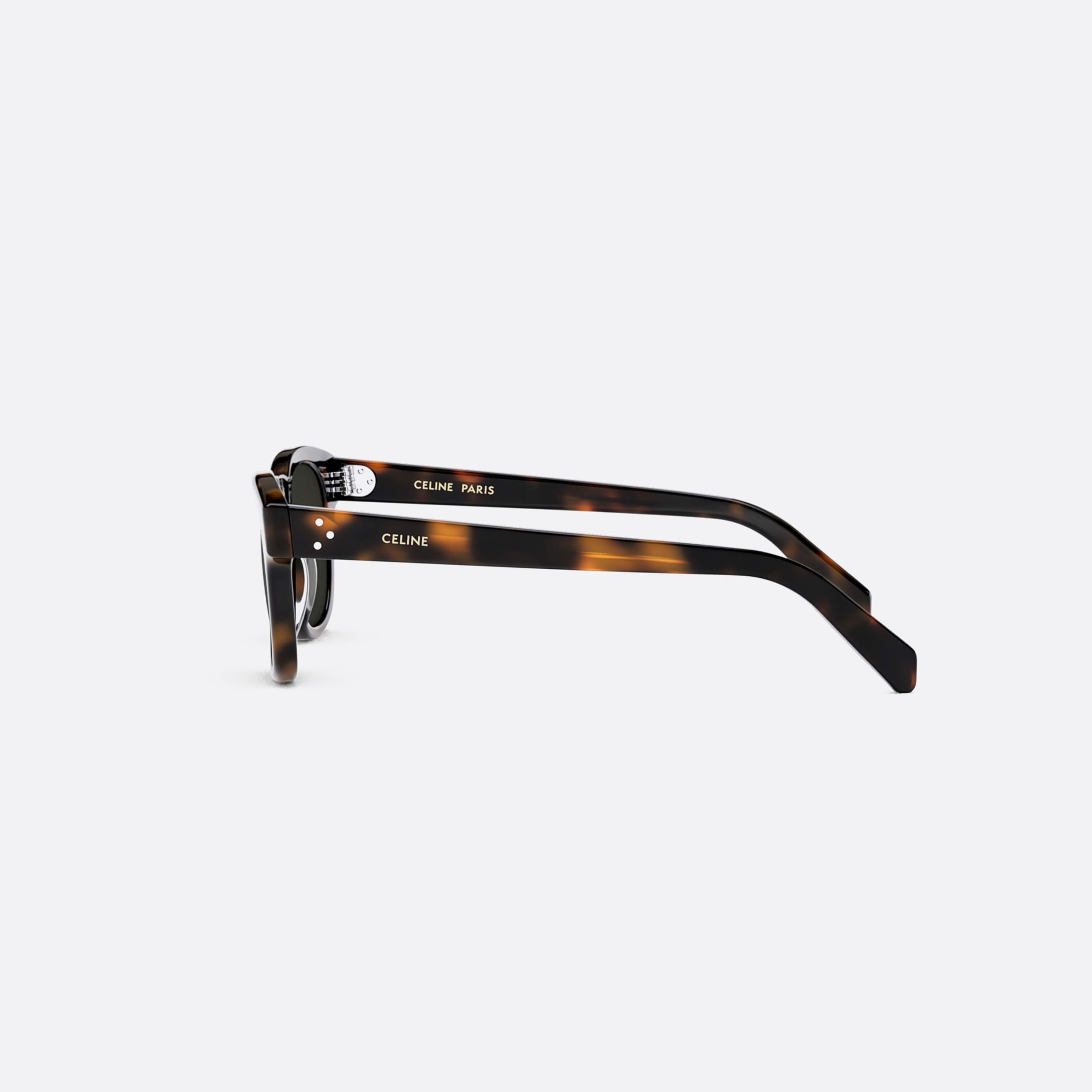 Celine 49mm Dots Cl40233i 53n Tortoise Unisex Sunglasses - Detail View