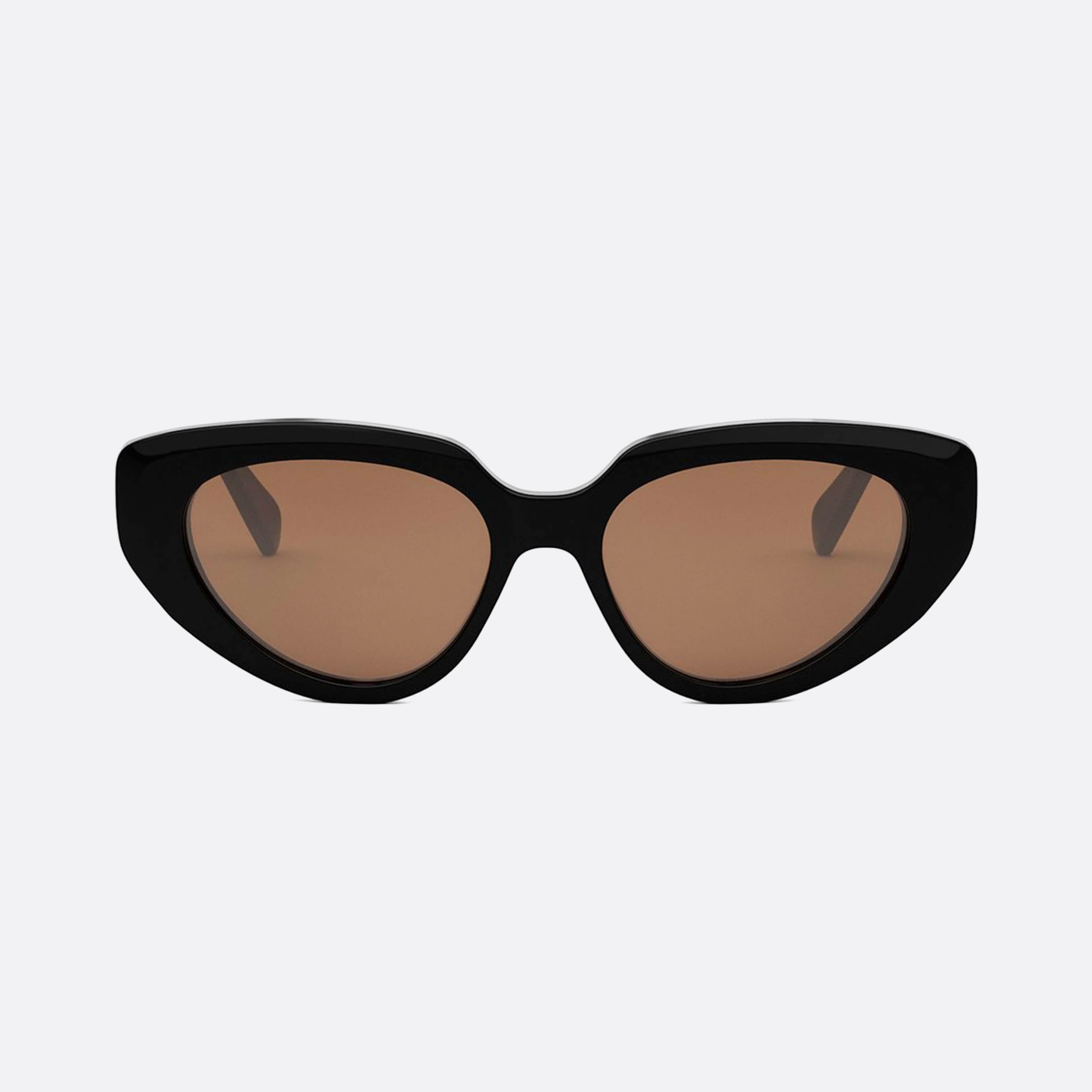 Celine 53mm Dots Cl40286i 01e Black Cat Eye Women Sunglasses - Side View