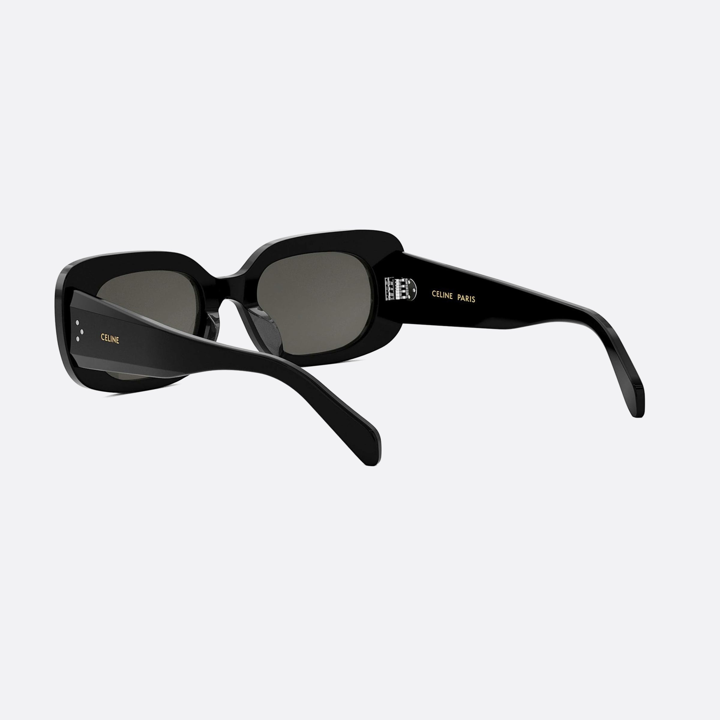 Celine 51mm Dots Cl40287u 01a Black Rectangle Women Sunglasses - Lifestyle Shot