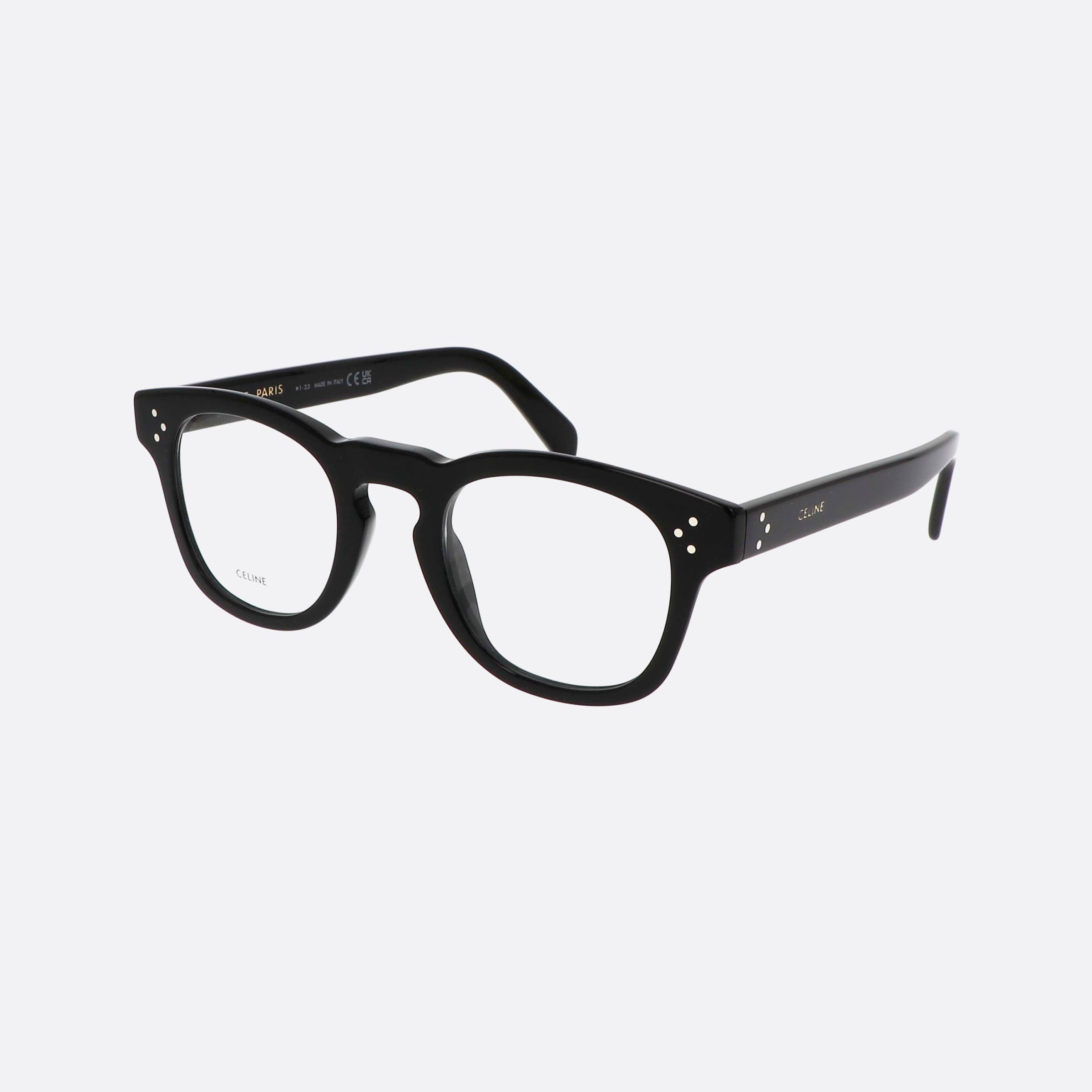 Celine 48mm Dots Cl50118i Black Men Eyeglasses - Main View