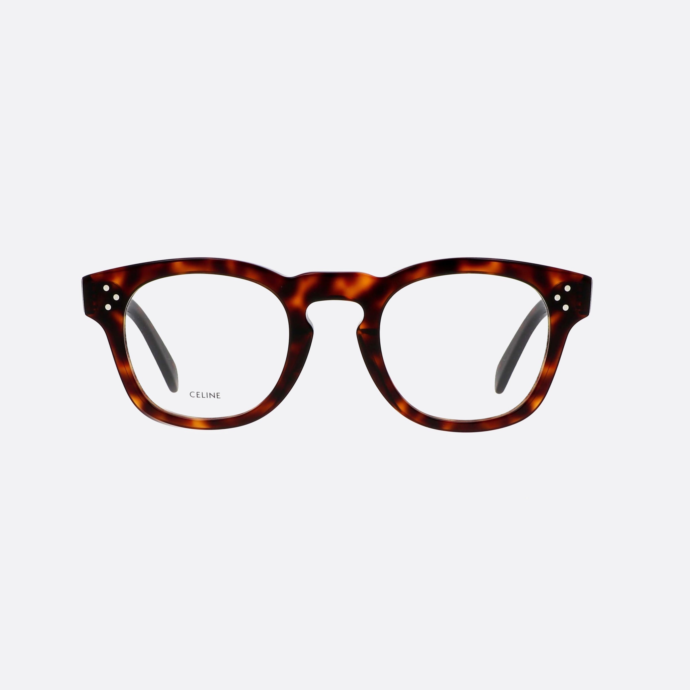 Celine 48mm Dots Cl50118i Tortoise Men Eyeglasses - Side View
