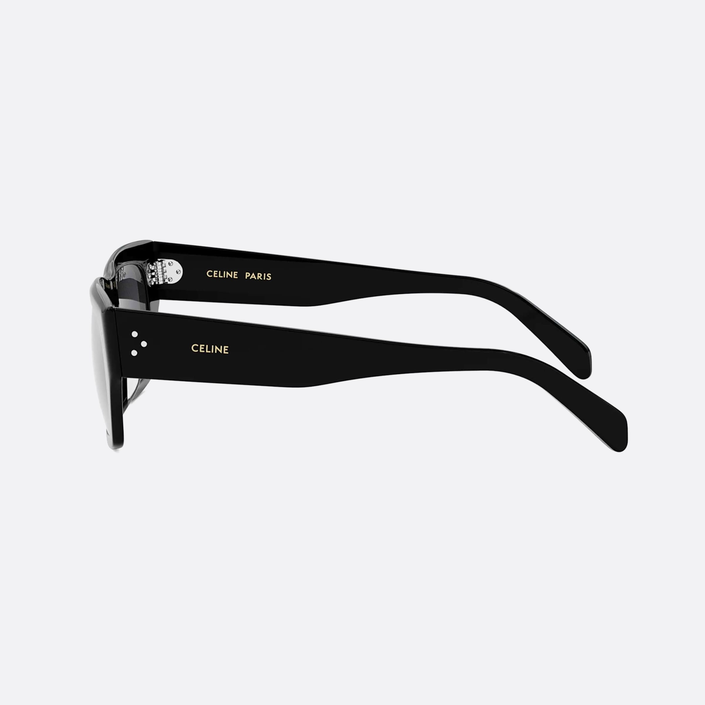 Celine 53mm Dots Cl40297u 01a Black Unisex Sunglasses - Detail View