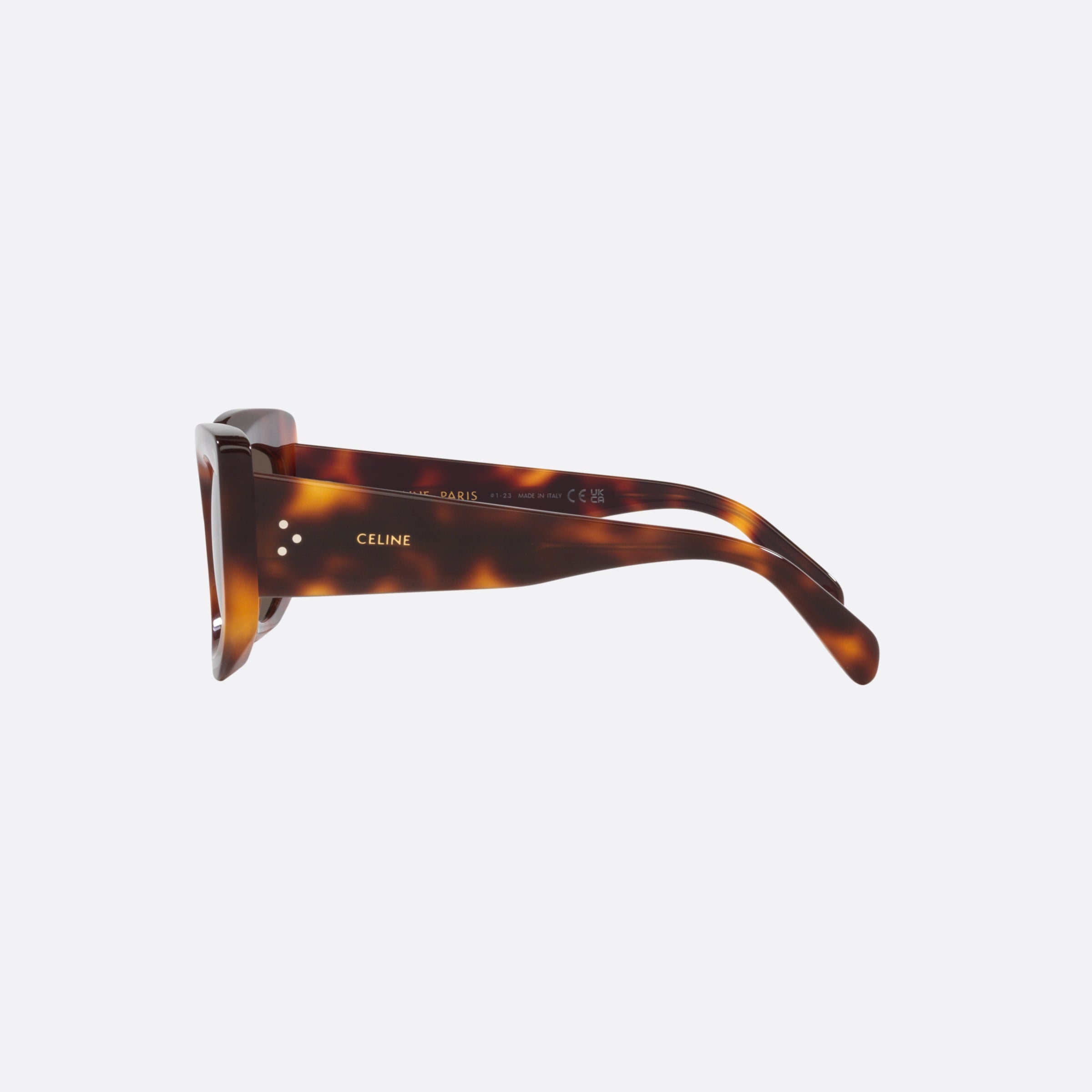 Celine 53mm Bold Dots Cl40277i Tortoise Butterfly Women Sunglasses - Detail View