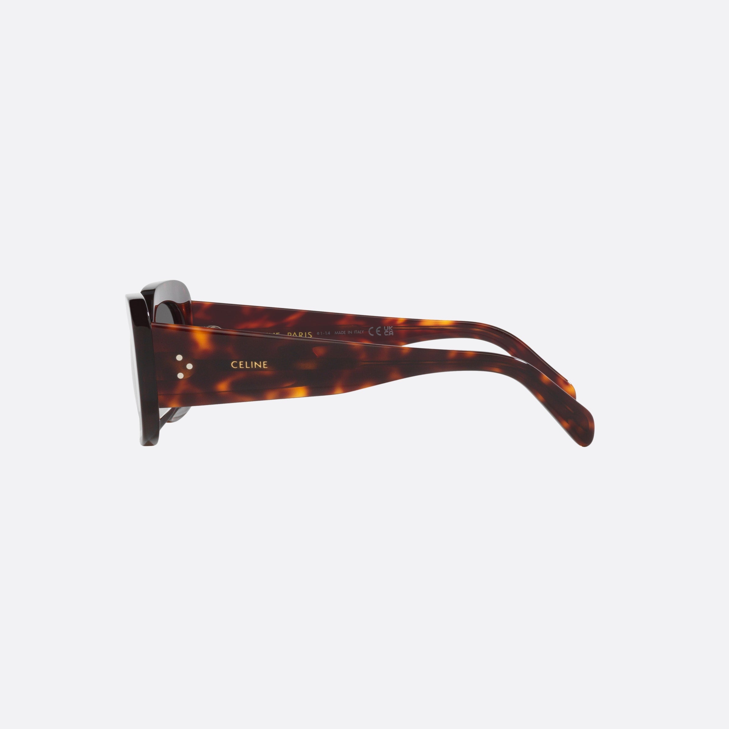 Celine 51mm Bold Dots Cl40287u 52a Tortoise Rectangle Women Sunglasses - Detail View