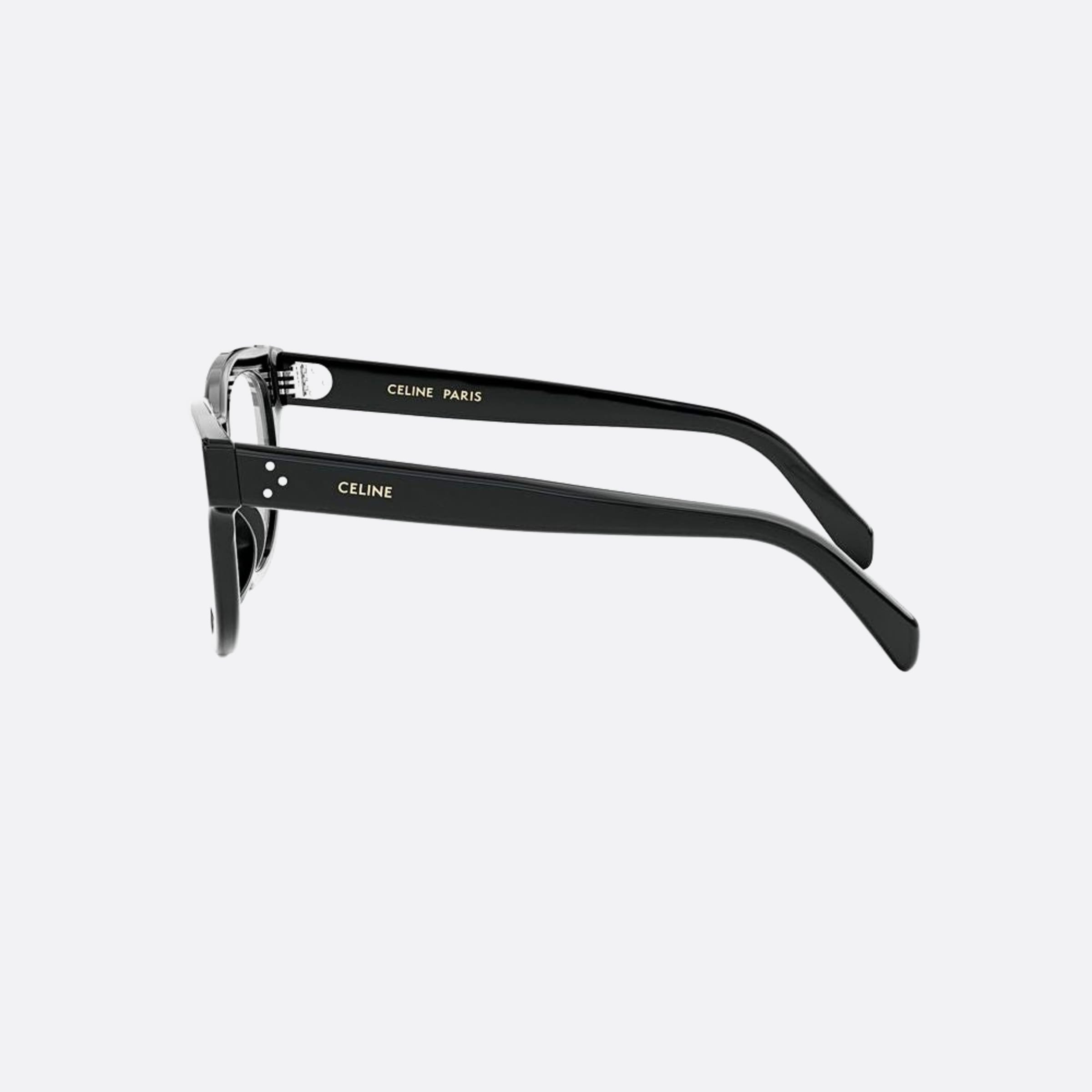 Celine 53mm Celine Dots Black Pantos Women Eyeglasses - Detail View