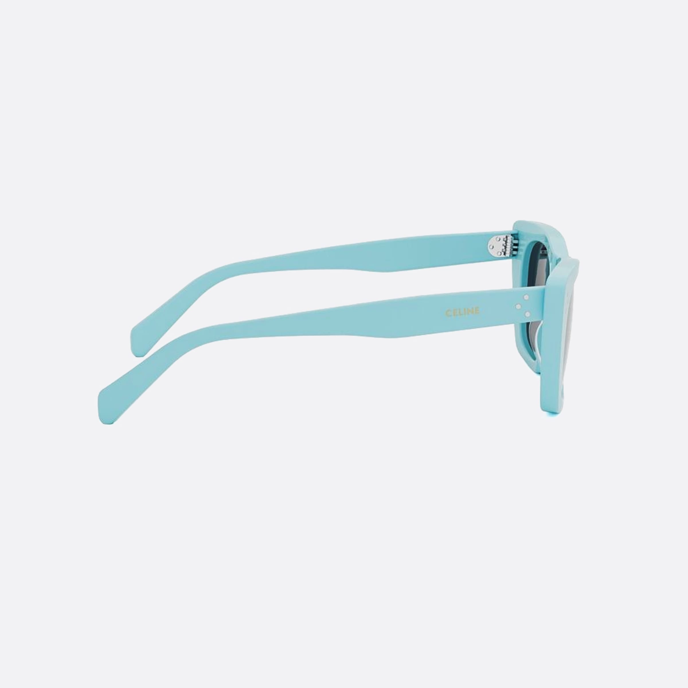 Celine 51mm Celine Dots 84a Blue Visor Women Sunglasses - Additional Angle
