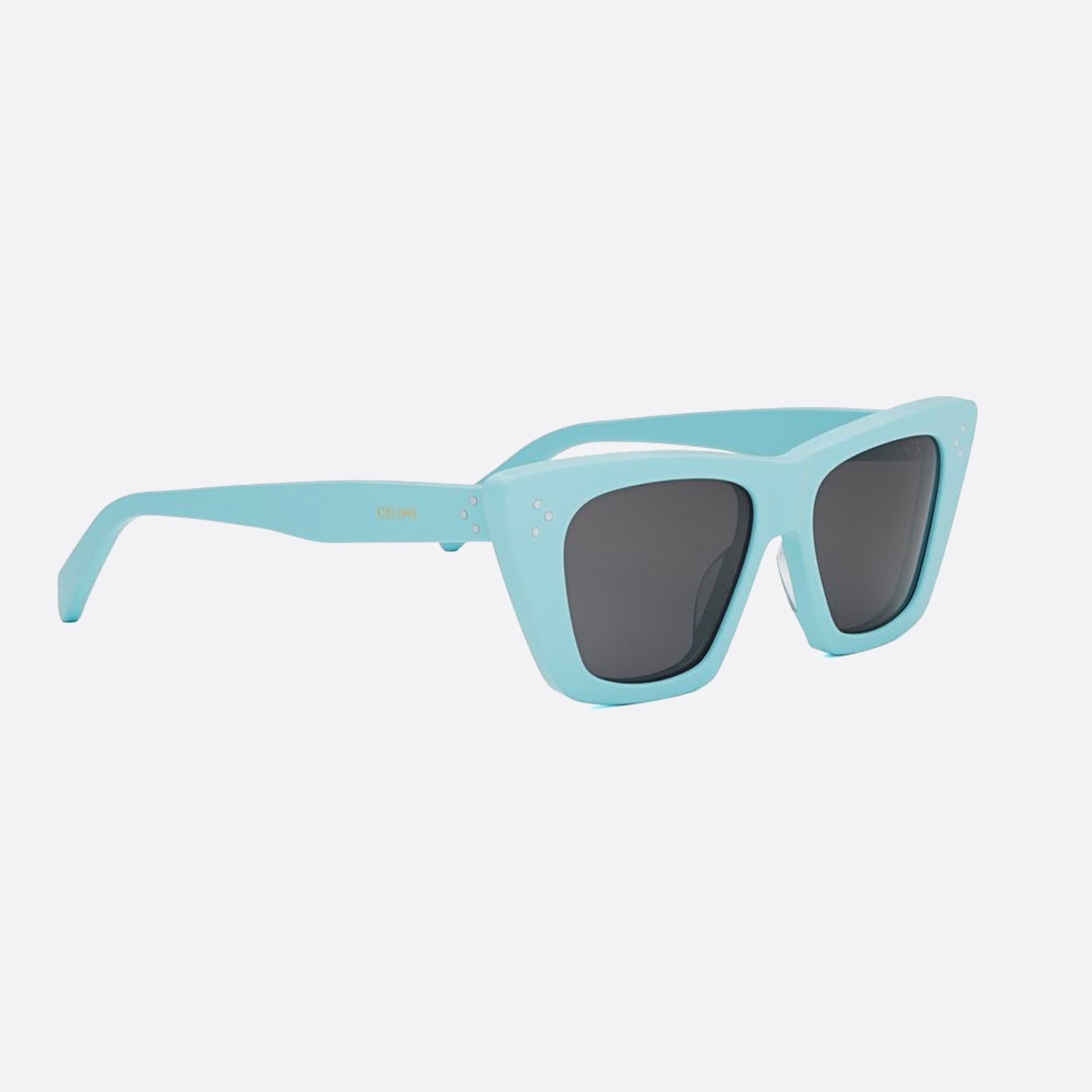 Celine 51mm Celine Dots 84a Blue Visor Women Sunglasses - Additional Angle