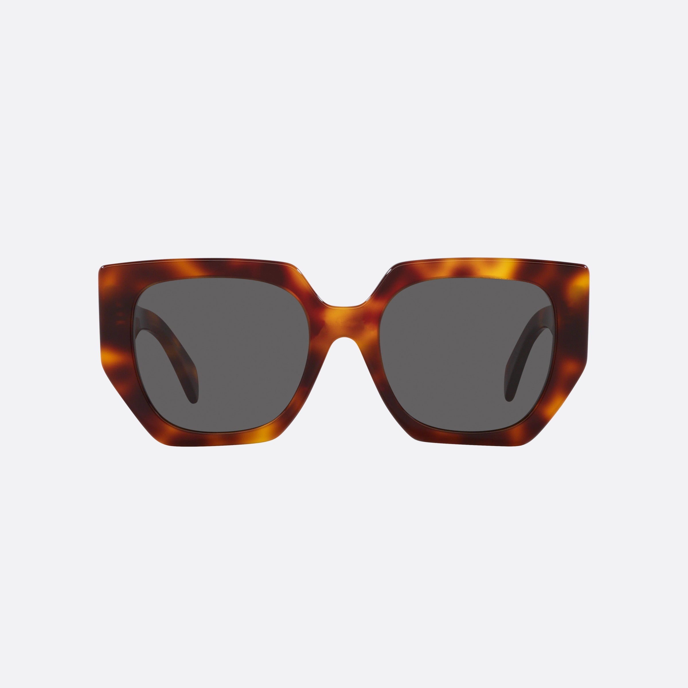 Celine 55mm Cl40239f 53a Tortoise Butterfly Women Sunglasses - Side View