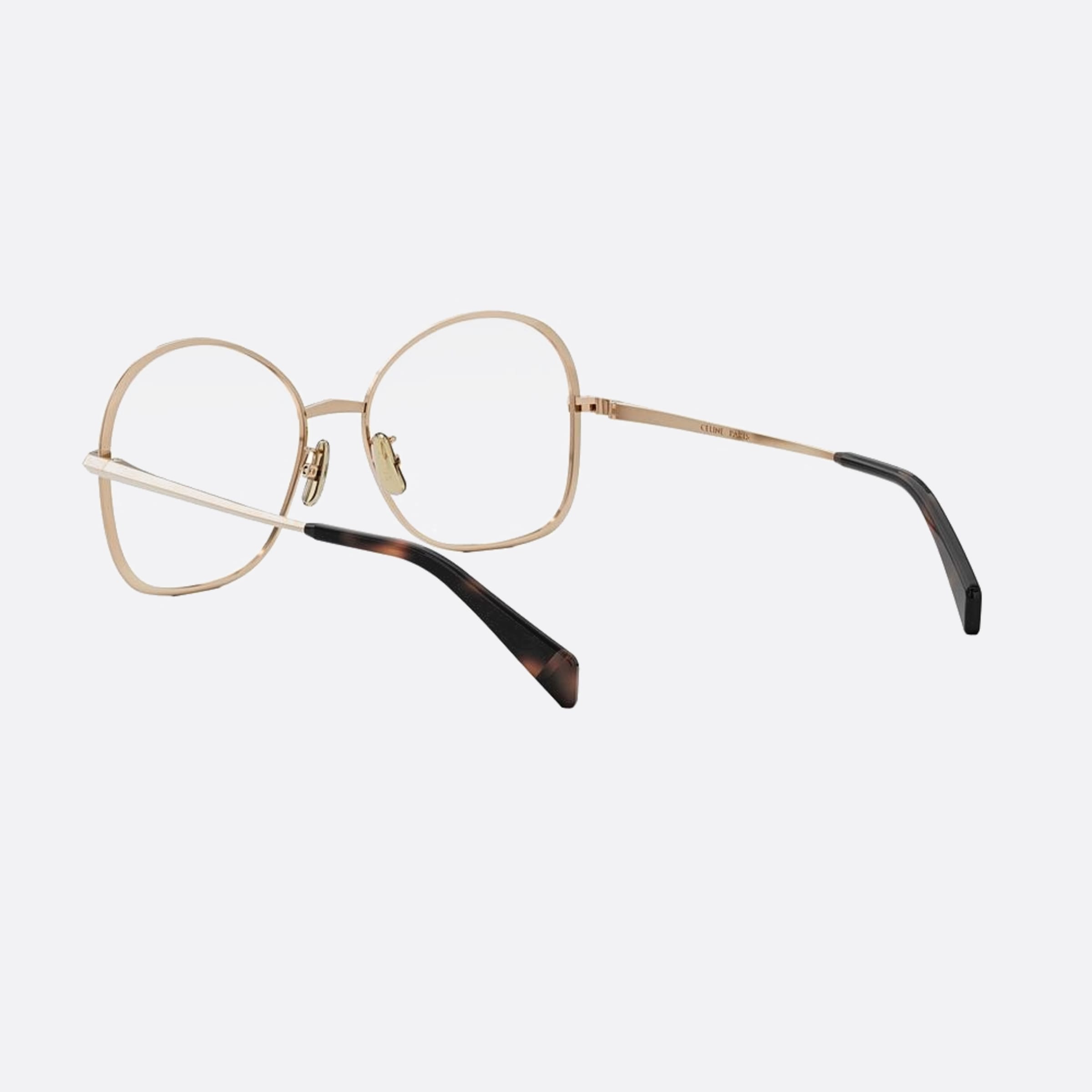 Celine 56mm Metal Gold Geometric Women Eyeglasses - Lifestyle Shot