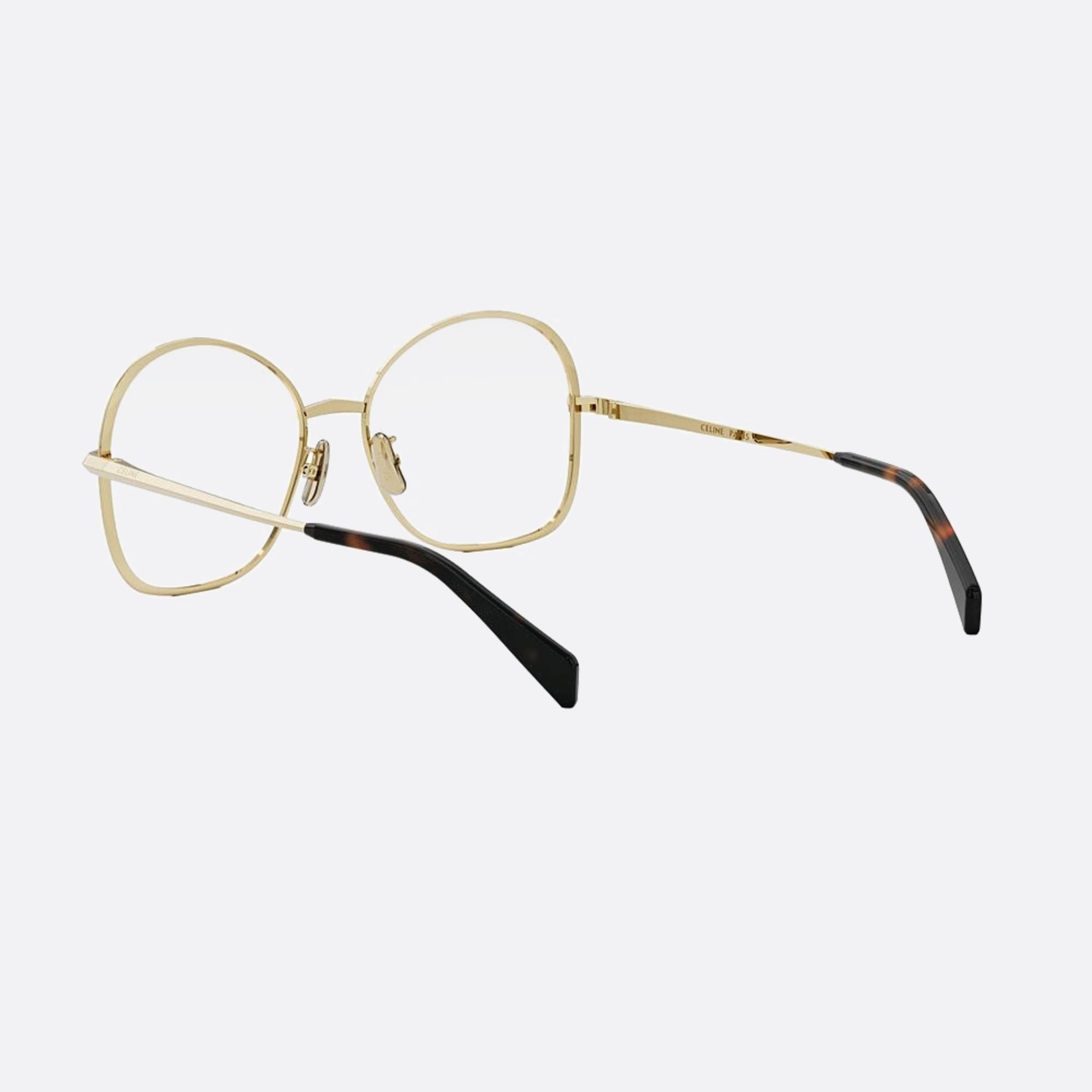 Celine 56mm Metal Gold Geometric Women Eyeglasses - Lifestyle Shot