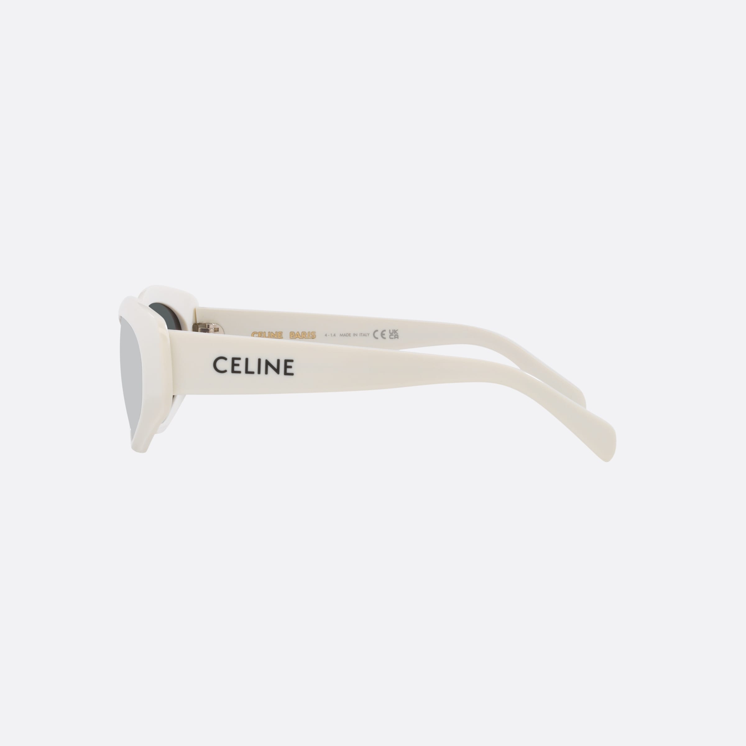 Celine 57mm Monochroms Cl40279u Beige Irregular Men Sunglasses - Detail View