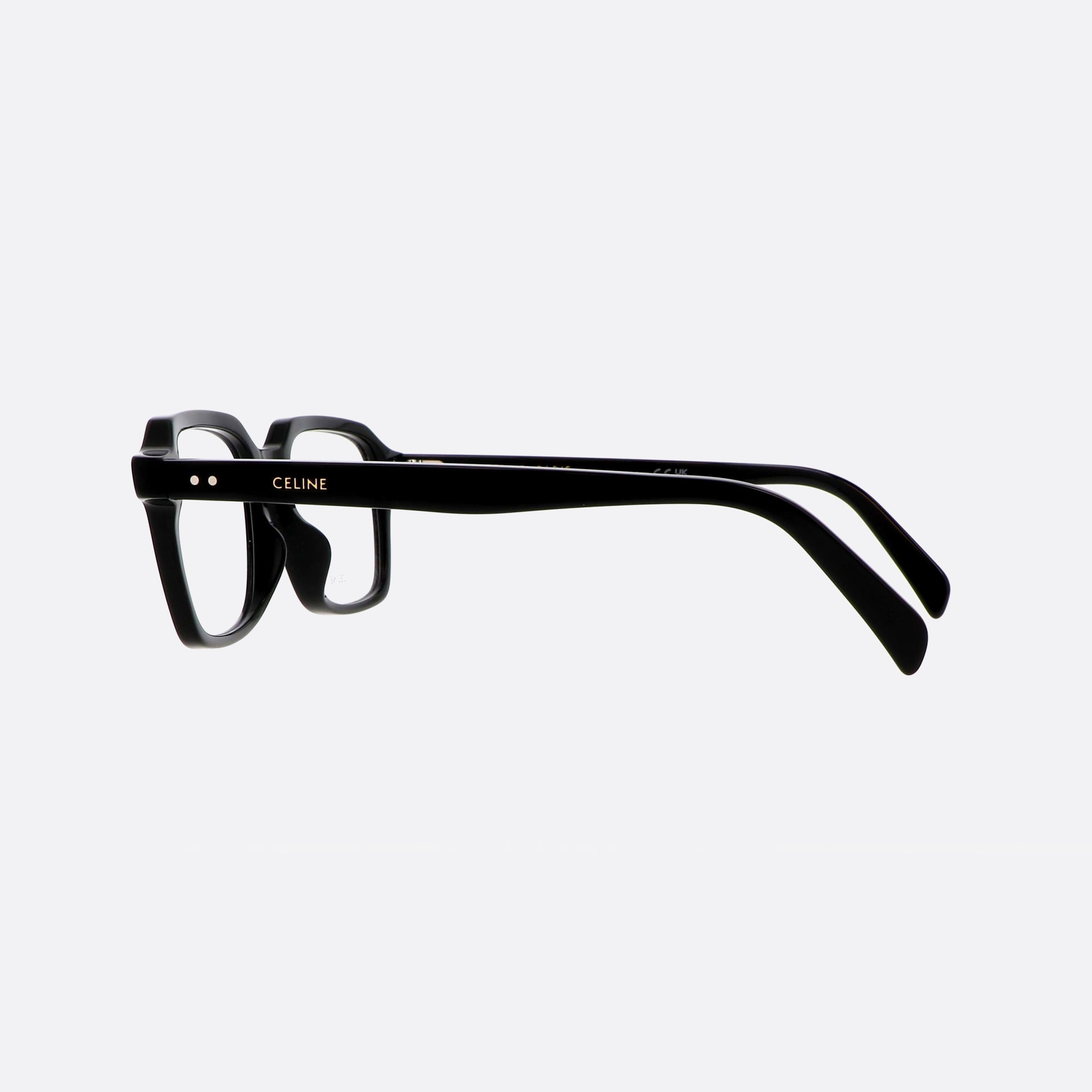 Celine 52mm Thin Cl50139i Black Men Eyeglasses - Detail View