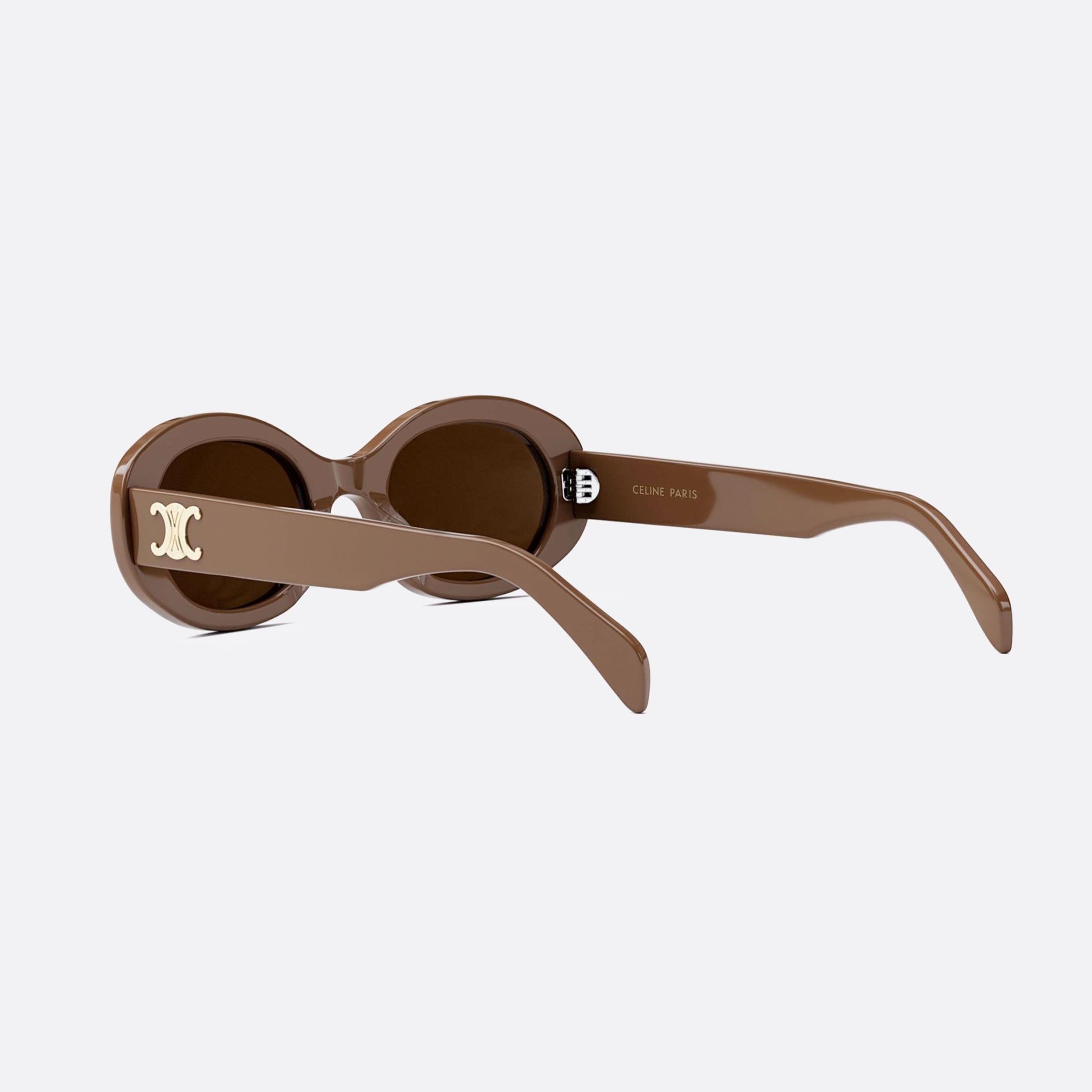 Celine 52mm Triomphe Cl40194u 45e Brown Unisex Sunglasses - Lifestyle Shot