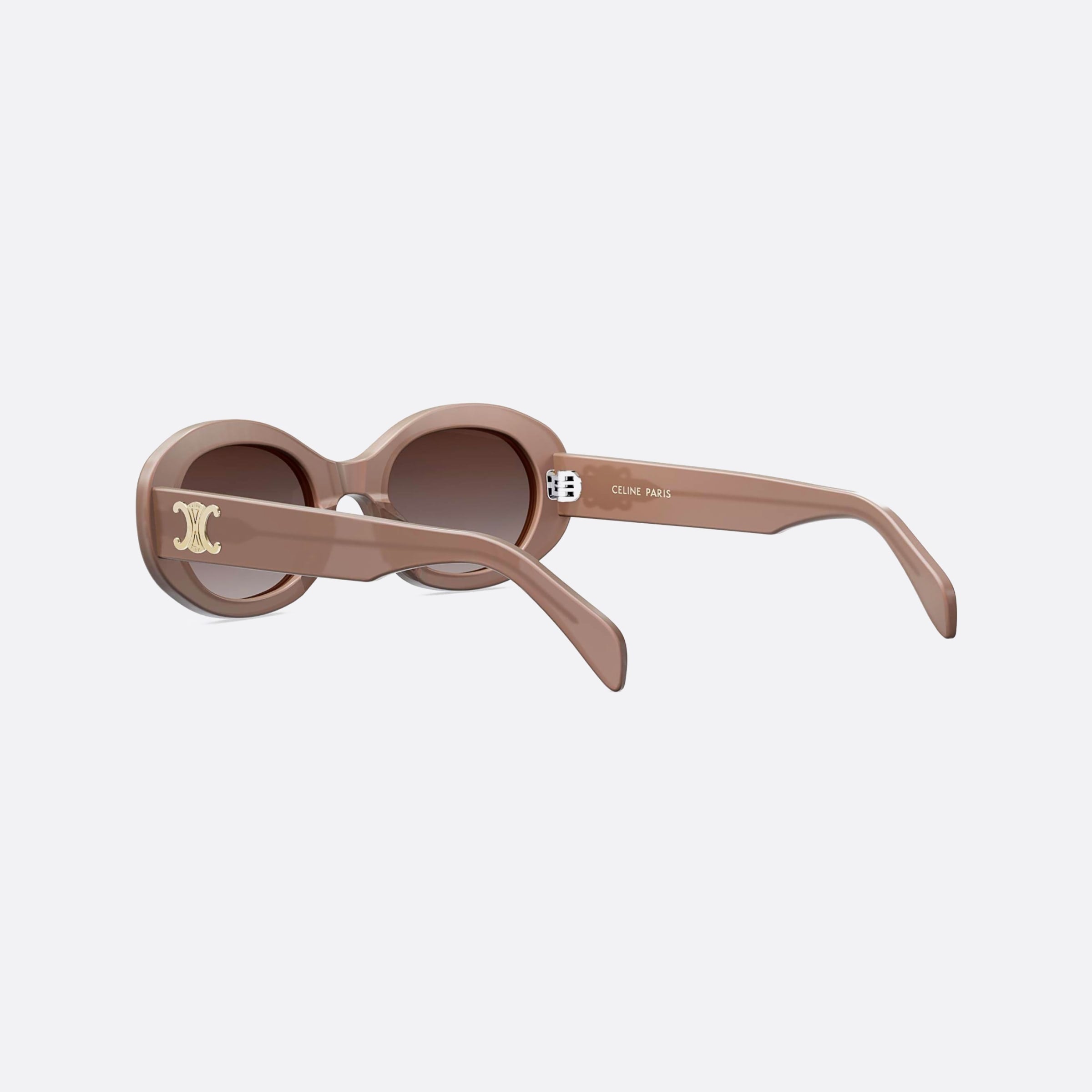 Celine 52mm Triomphe Cl40194u 45f Brown Unisex Sunglasses - Lifestyle Shot