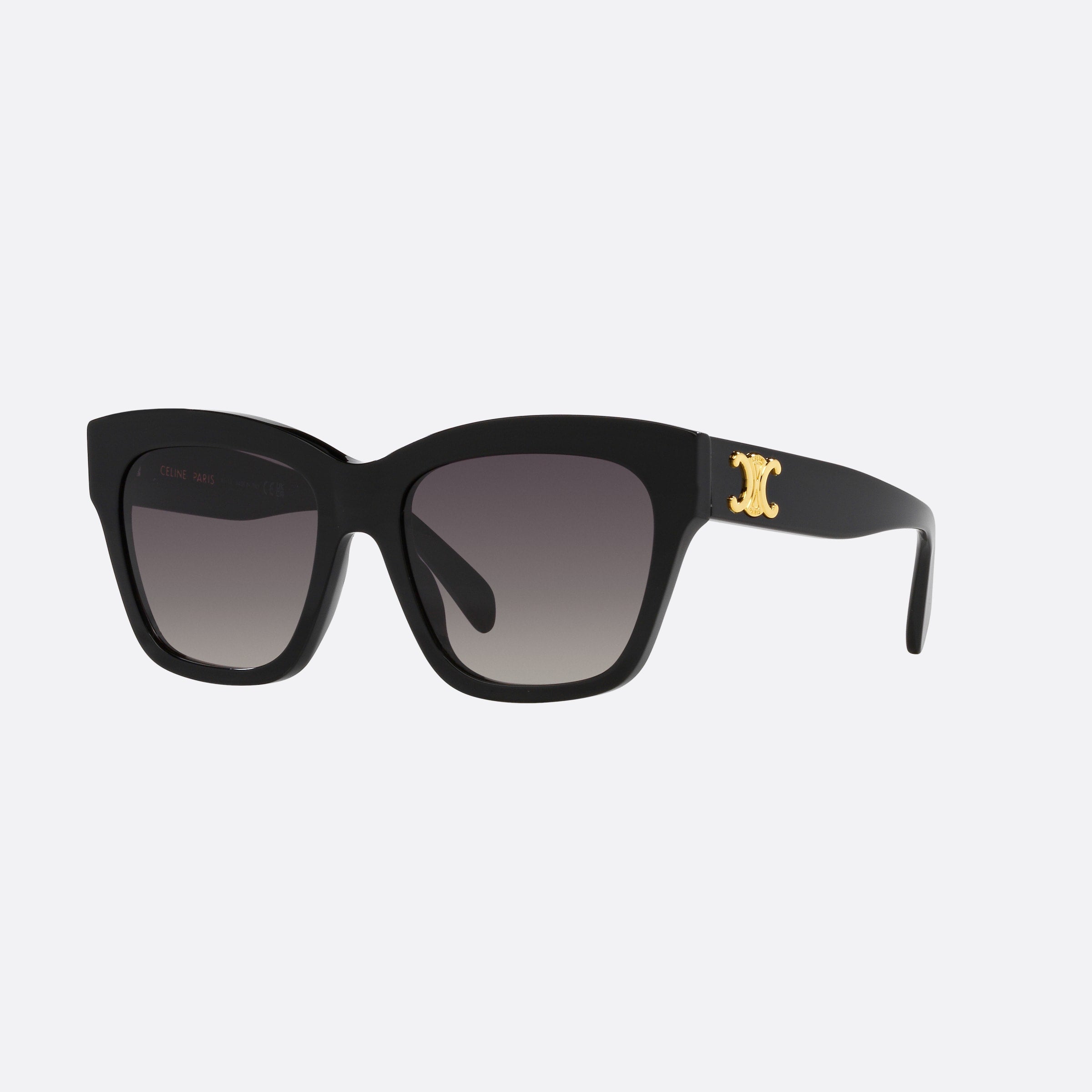 Celine 55mm Triomphe 01f Black Irregular Women Sunglasses - Main View