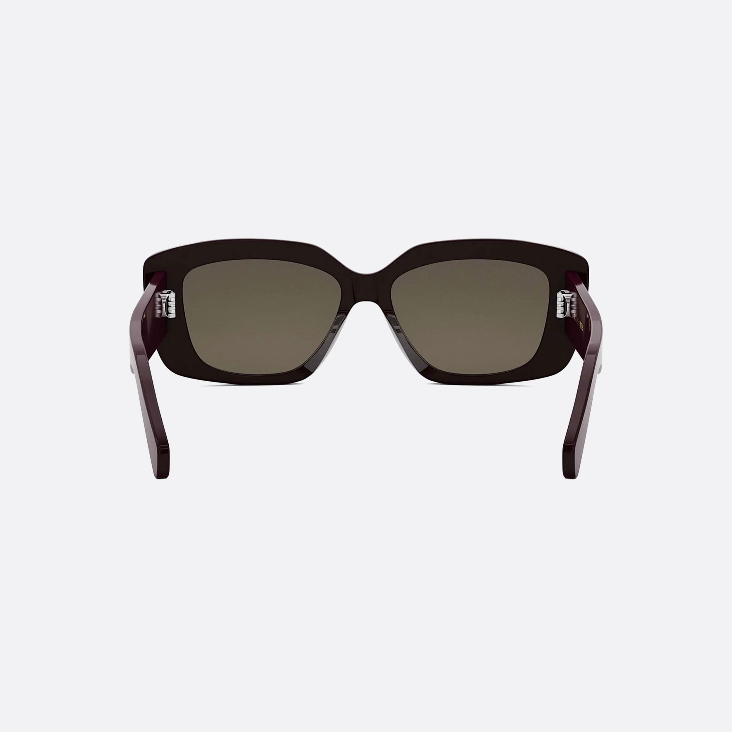 Celine 55mm Triomphe Cl40216u 69e Violet Rectangle Women Sunglasses - Lifestyle Shot