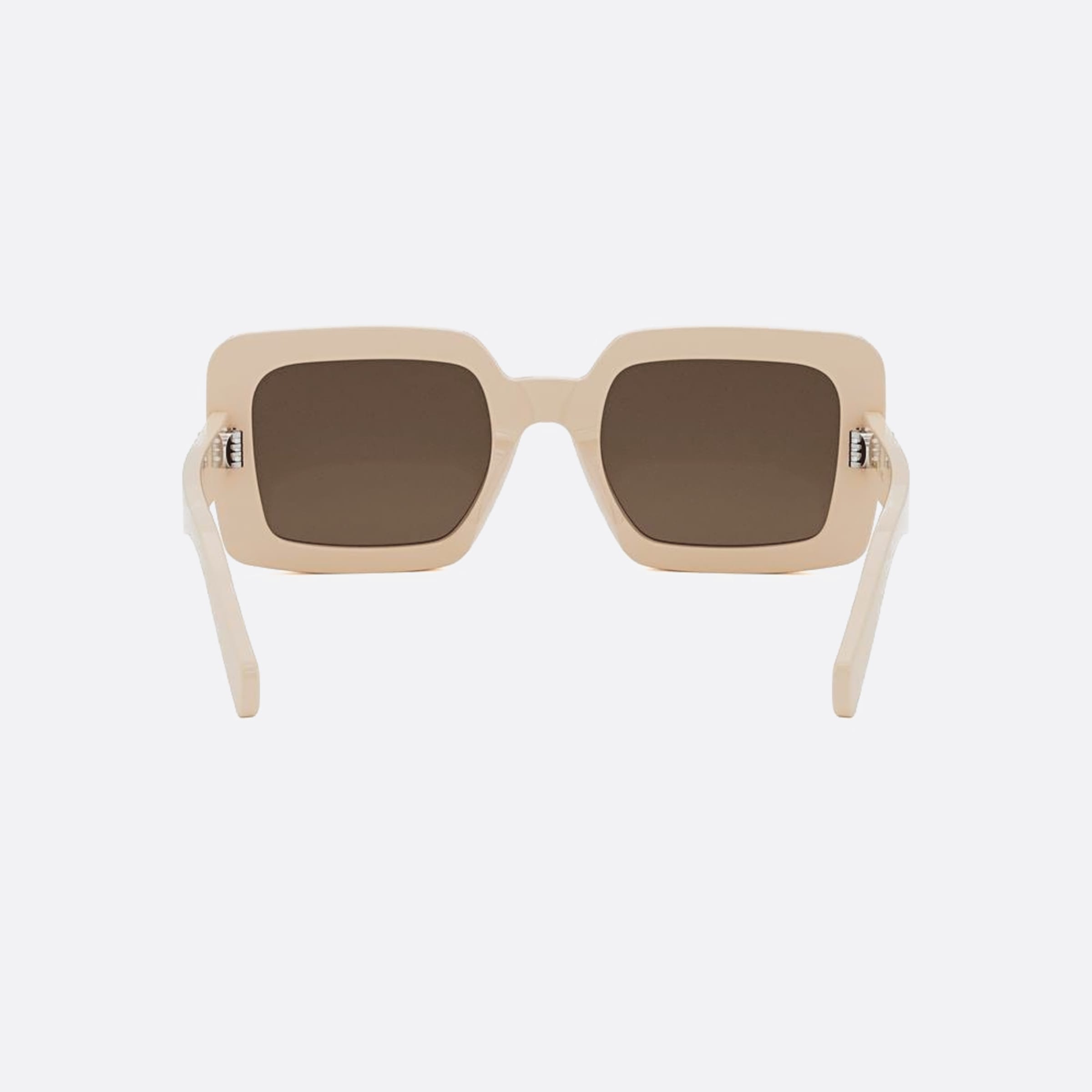 Celine 56mm Triomphe 25e White Squared Women Sunglasses - Additional Angle