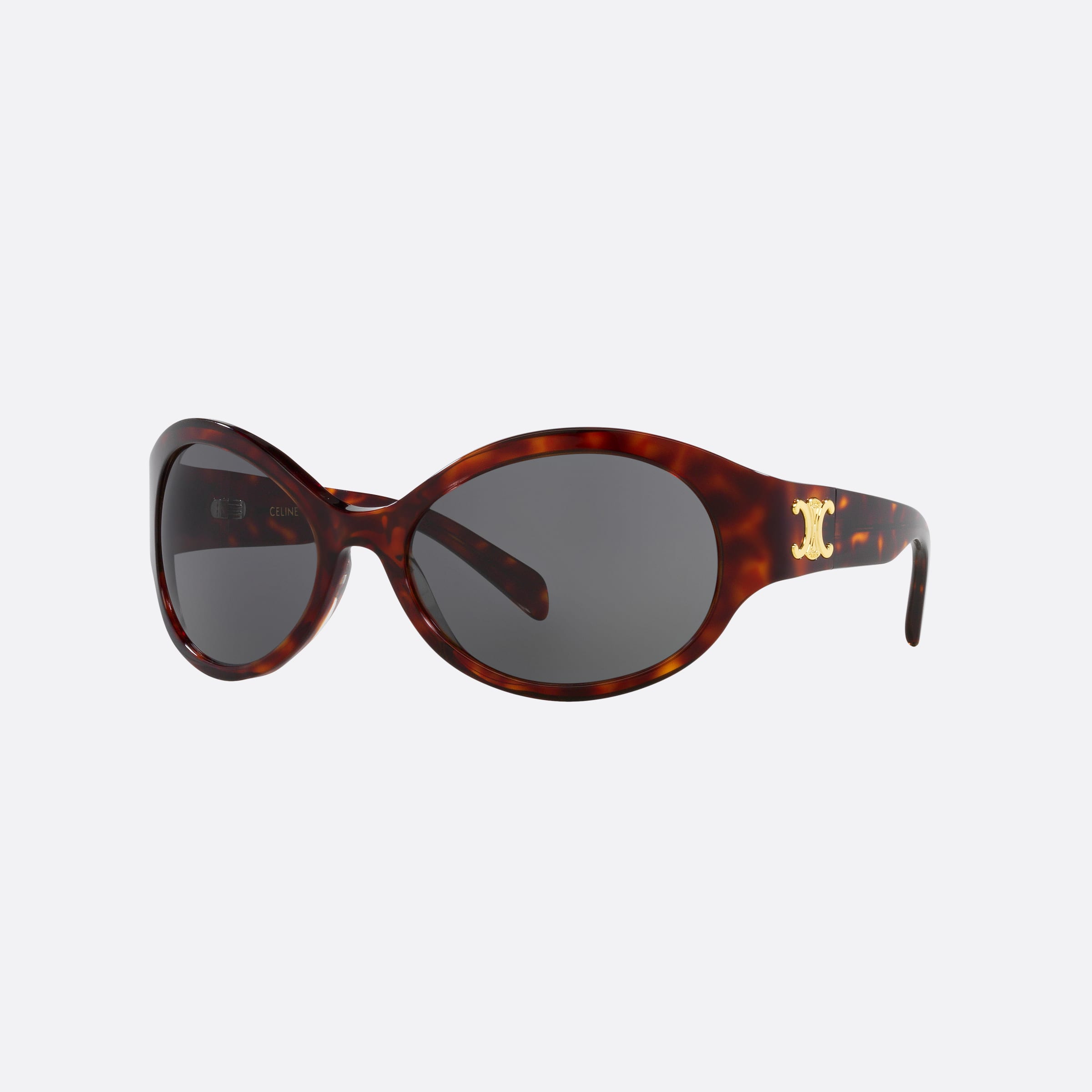 Celine 62mm Triomphe Cl40271i Tortoise Oval Women Sunglasses - Main View