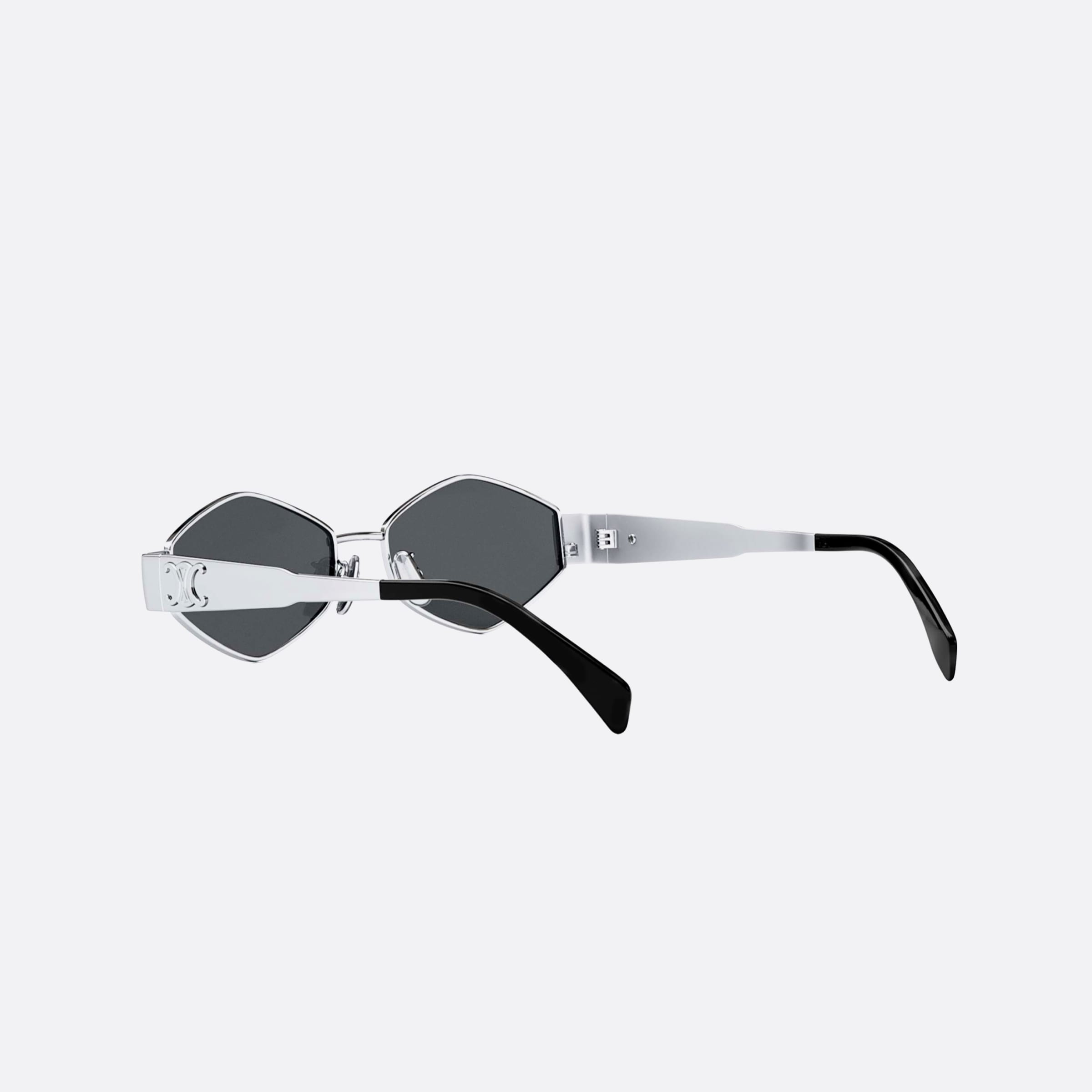 Celine 54mm Triomphe Metal Cl40254u 16a Grey Geometric Women Sunglasses - Lifestyle Shot