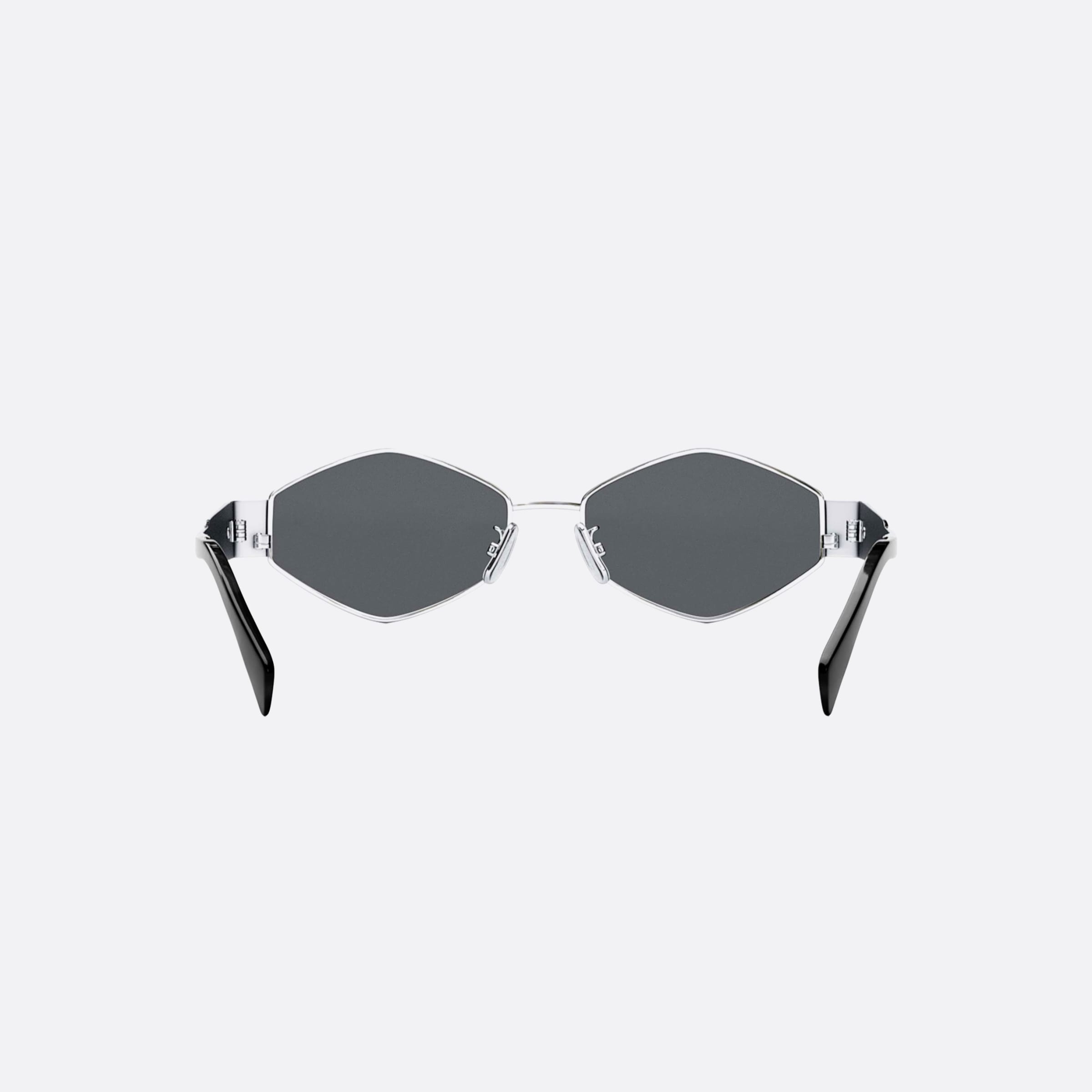 Celine 54mm Triomphe Metal Cl40254u 16a Grey Geometric Women Sunglasses - Additional Angle