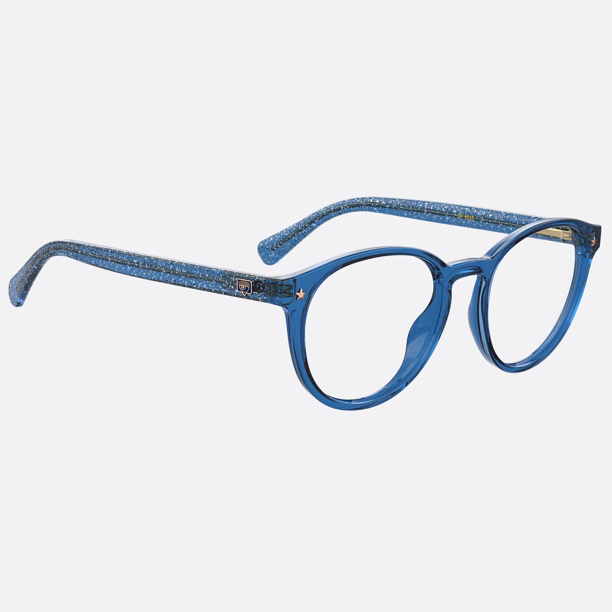 Chiara 50mm Ferragni Pjp Blue Visor Women Eyeglasses - Detail View