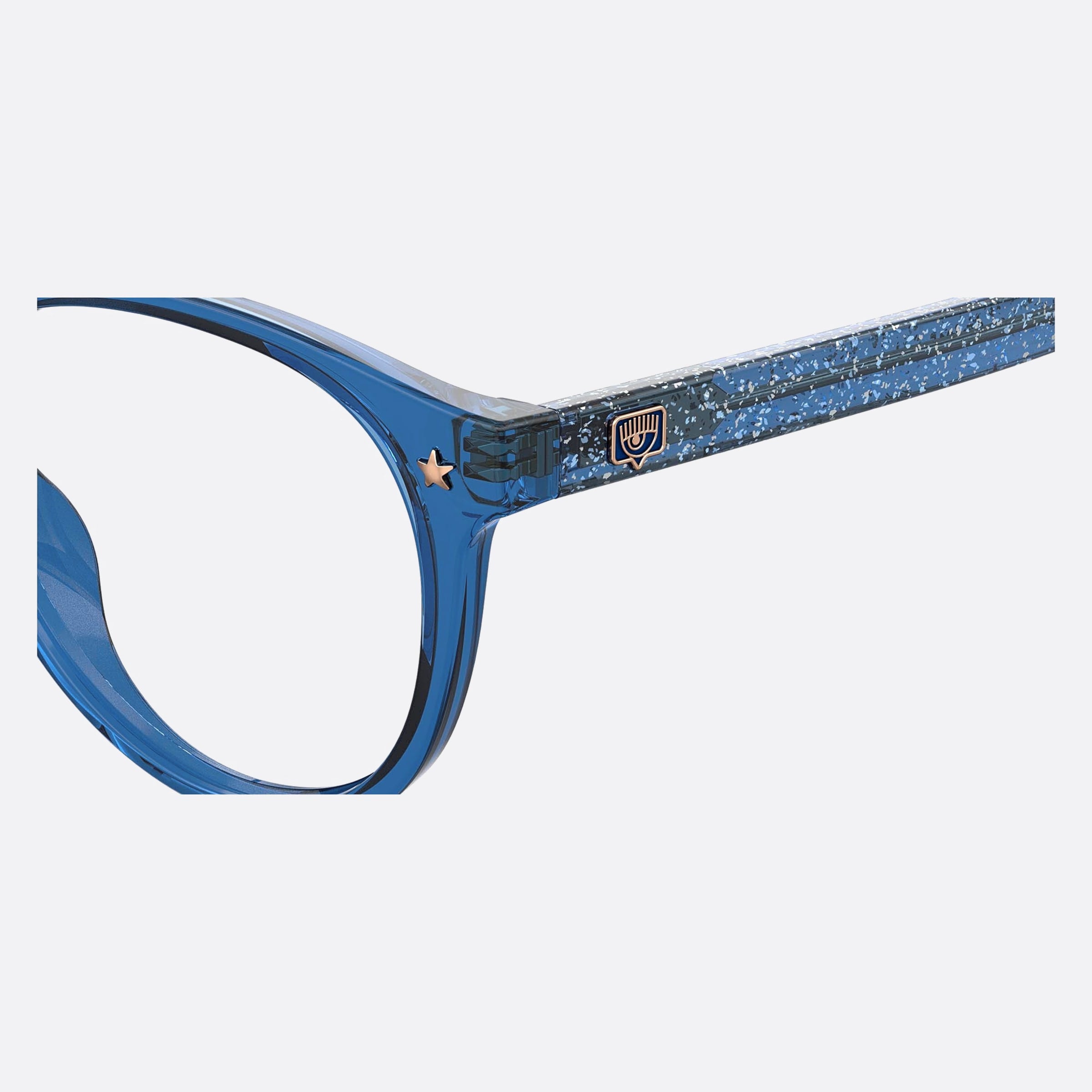 Chiara 50mm Ferragni Pjp Blue Visor Women Eyeglasses - Lifestyle Shot