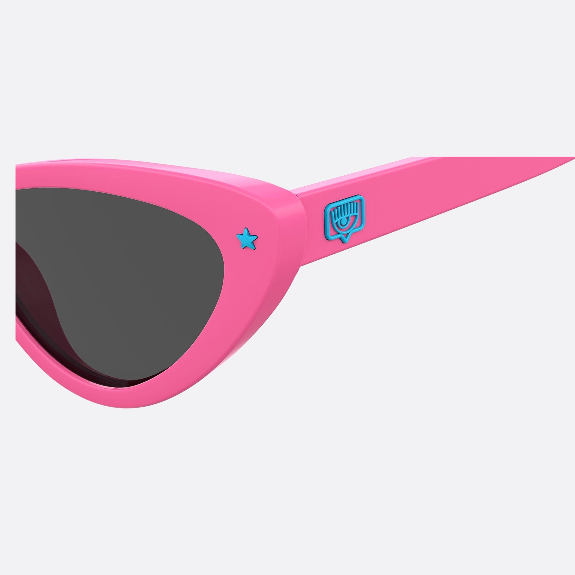 Chiara 53mm Ferragni 35j Pink Cat Eye Women Sunglasses - Lifestyle Shot