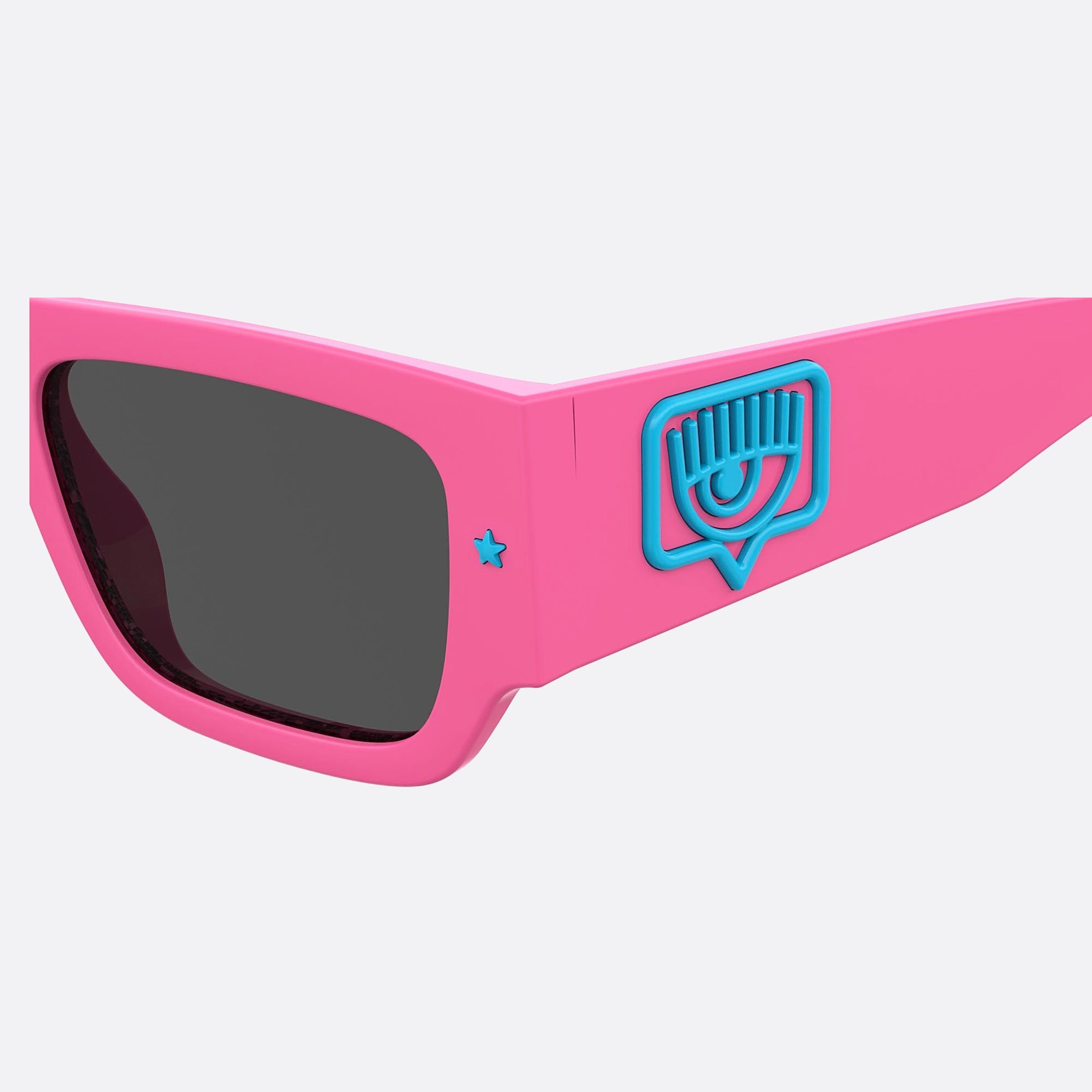 Chiara 53mm Ferragni 35j Pink Geometric Women Sunglasses - Lifestyle Shot
