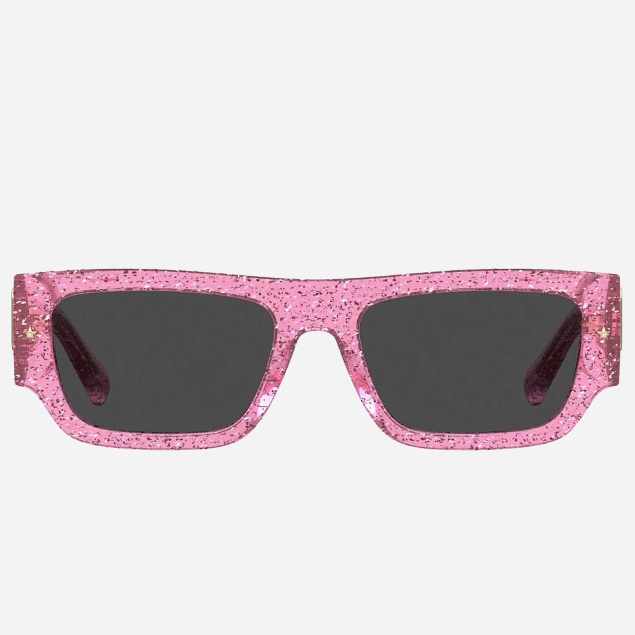 Chiara 53mm Ferragni Qr0 Pink Geometric Women Sunglasses - Main View