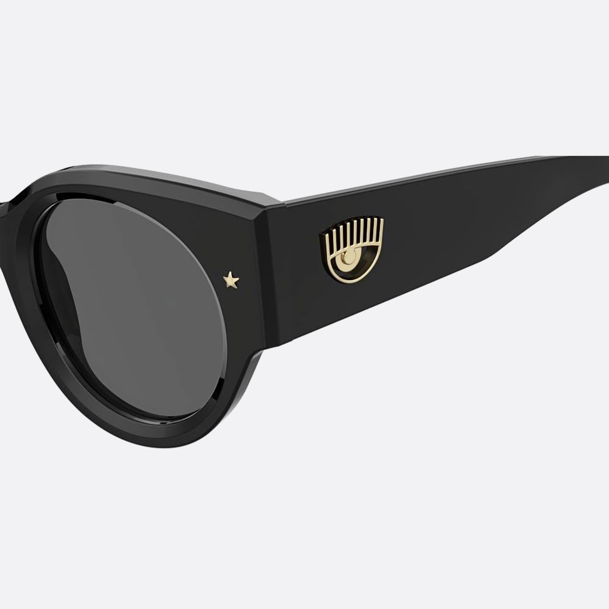 Chiara 47mm Ferragni Black Squared Women Sunglasses - Lifestyle Shot