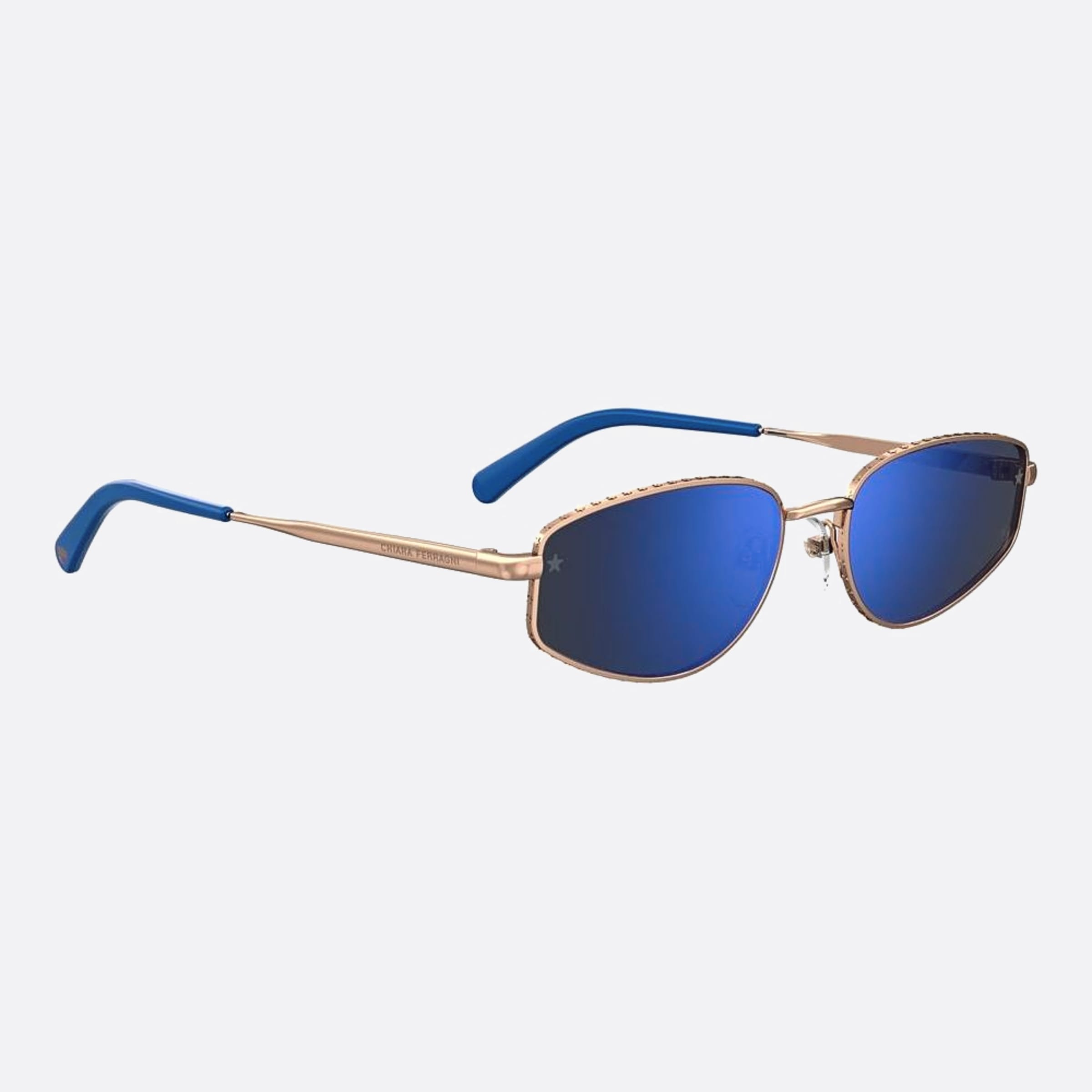 Chiara 56mm Ferragni Lks Gold Squared Women Sunglasses - Detail View