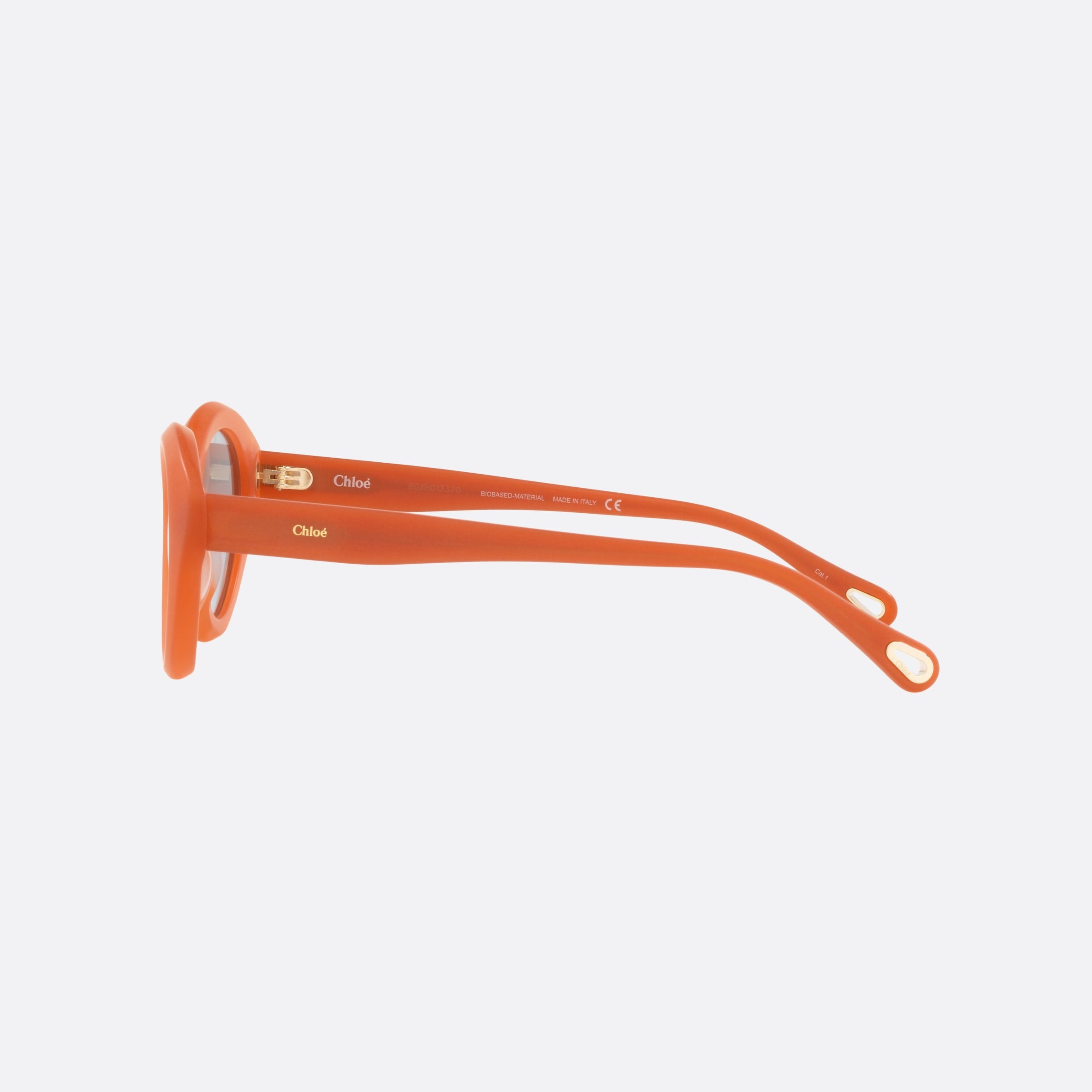 Chlo 53mm Orange Cat Eye Women Sunglasses - Detail View