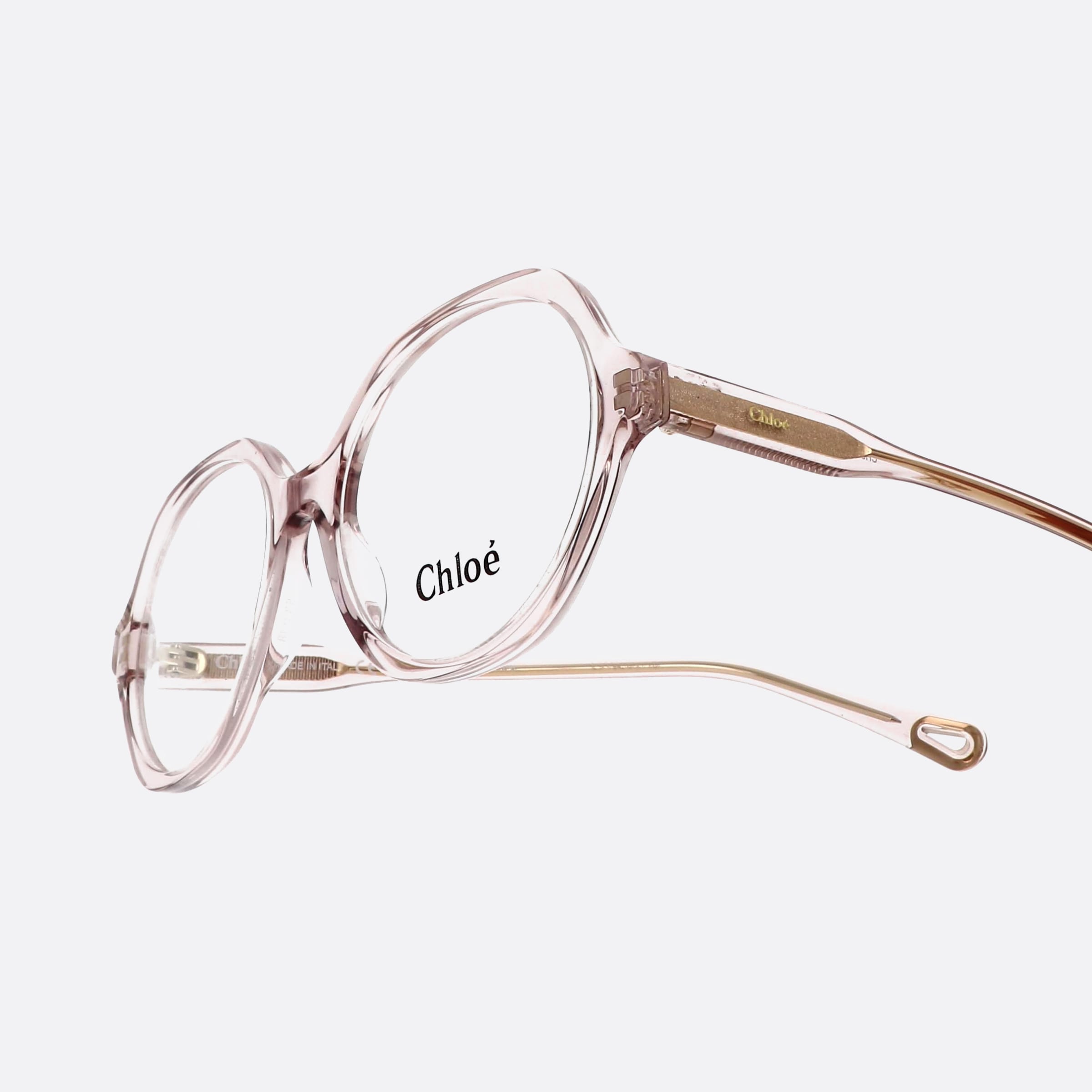 Chlo 53mm Clear Hexagonal Women Eyeglasses - Lifestyle Shot