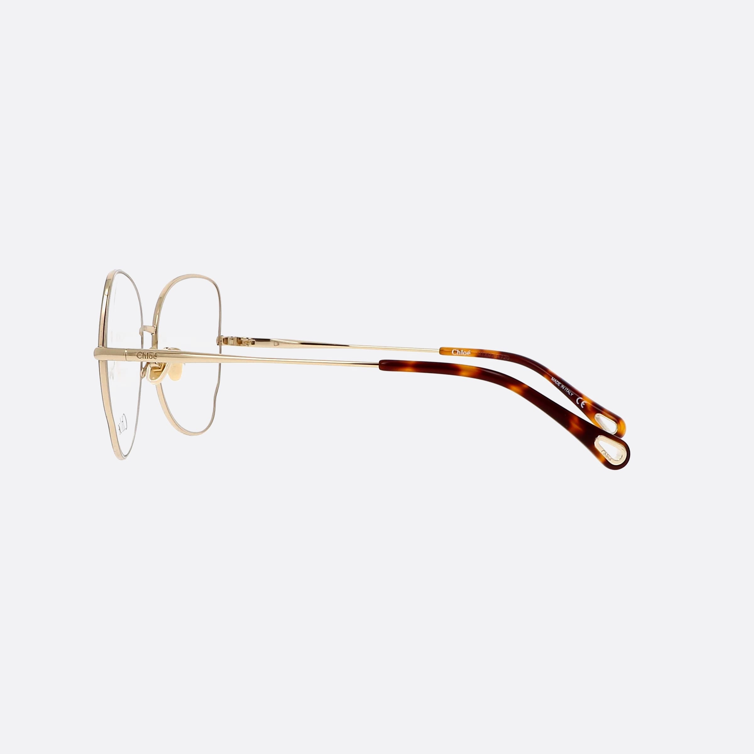 Chlo 56mm Tortoise Butterfly Women Eyeglasses - Detail View