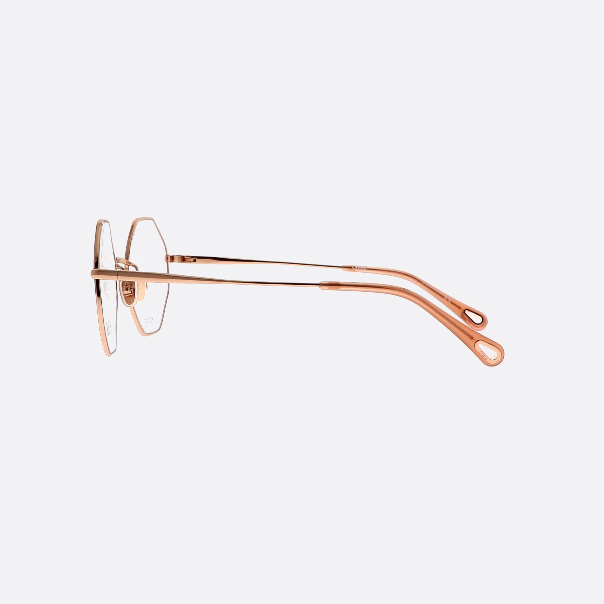 Chlo 53mm Palma Gold Octogonale Women Eyeglasses - Detail View