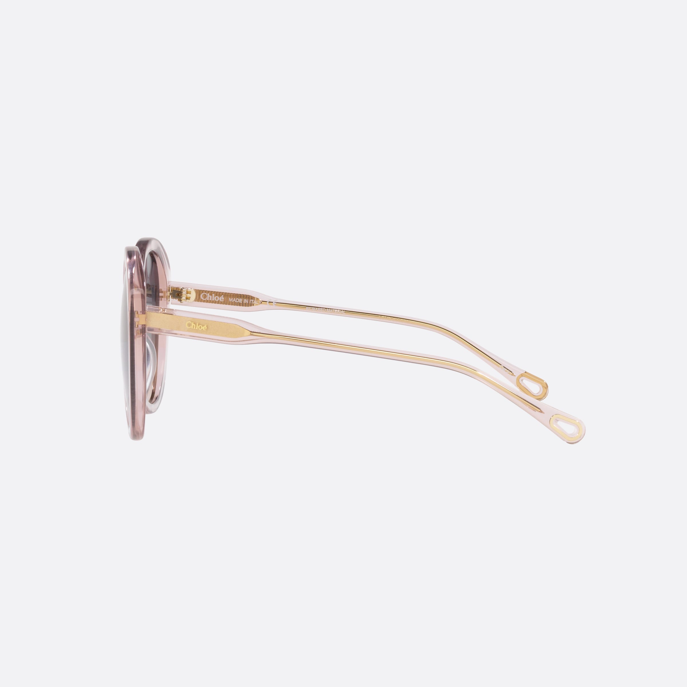 Chloe 55mm Pink Rectangle Women Sunglasses - Detail View