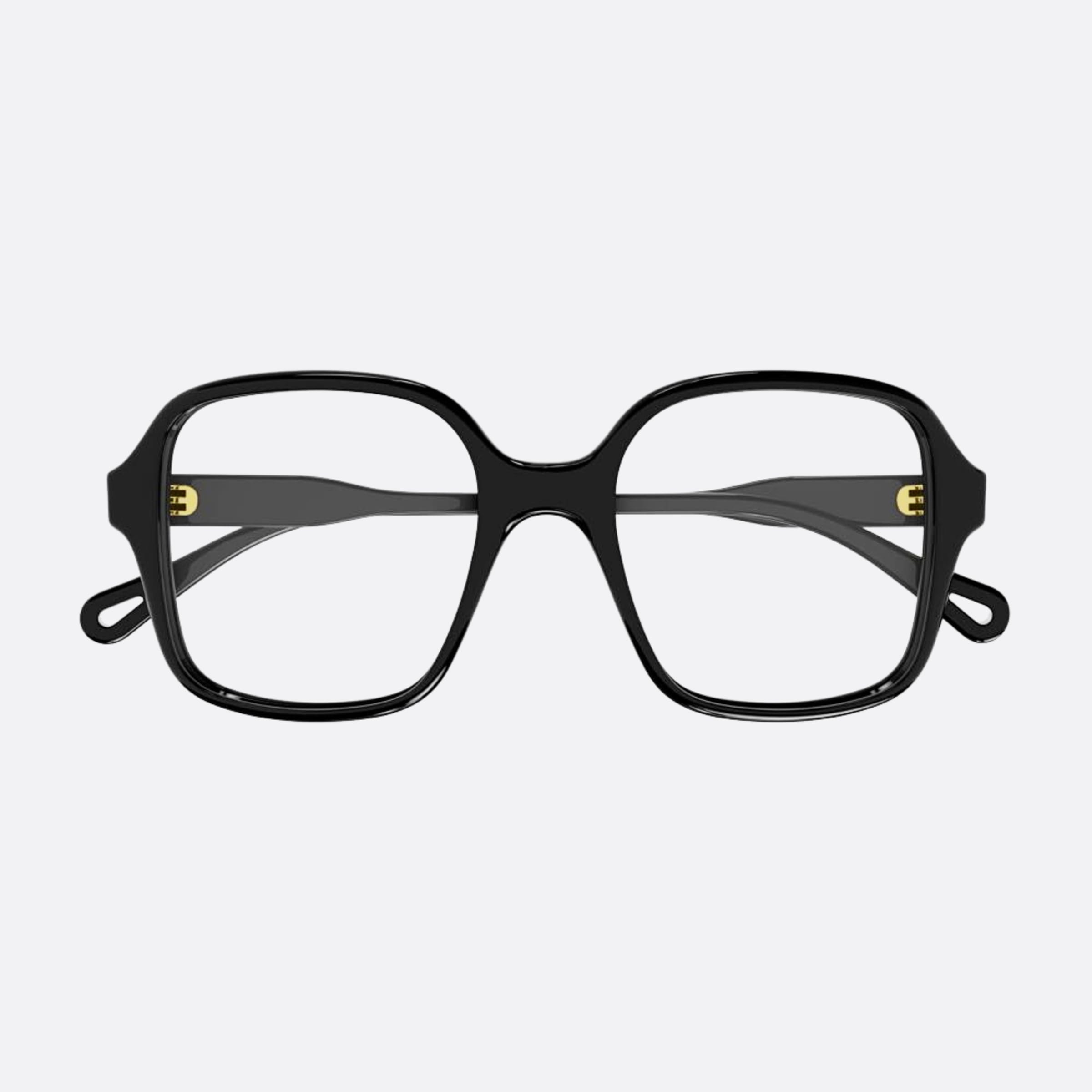 Chloe 53mm Black Geometric Women Eyeglasses - Main View