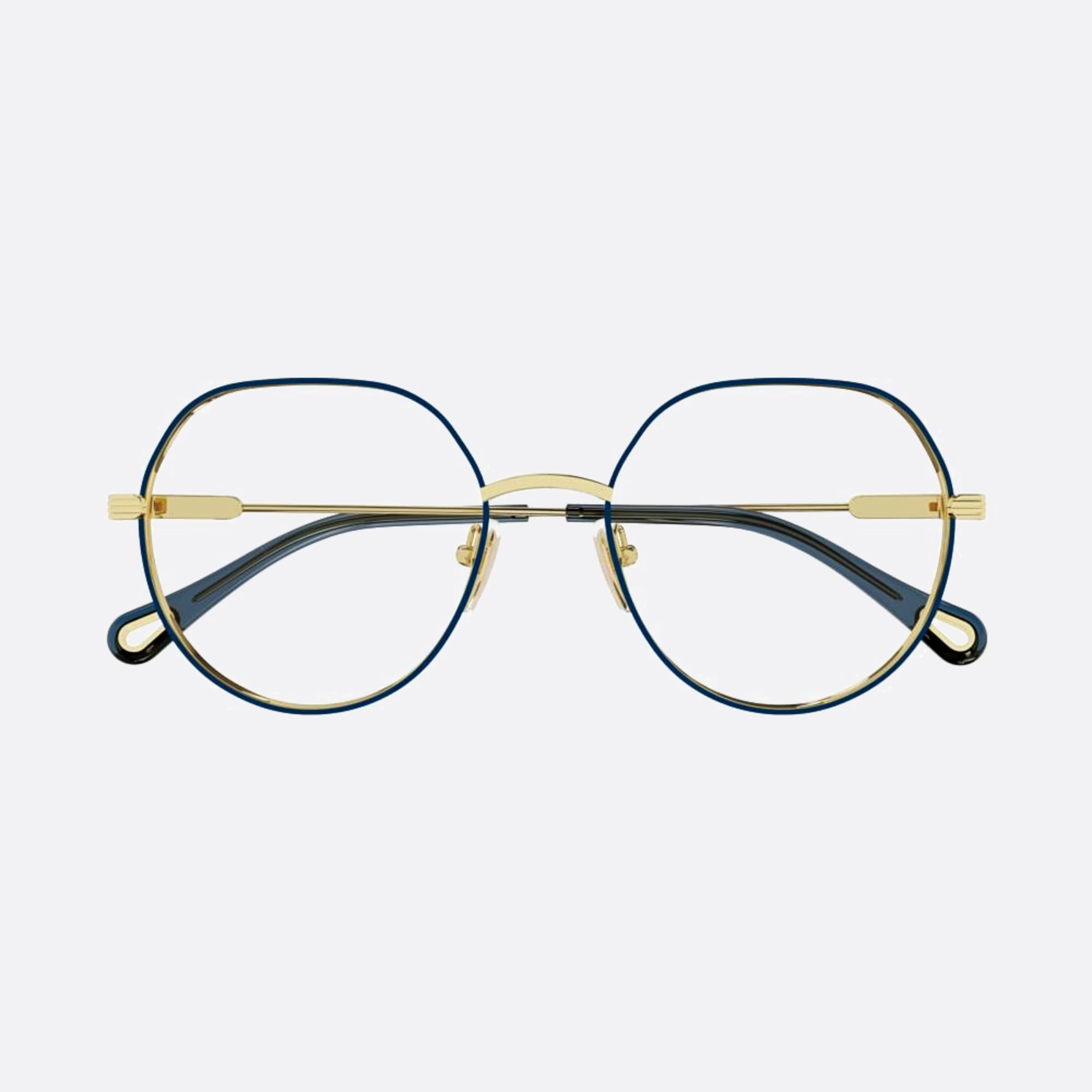 Chloe 53mm Green Round Women Eyeglasses - Main View